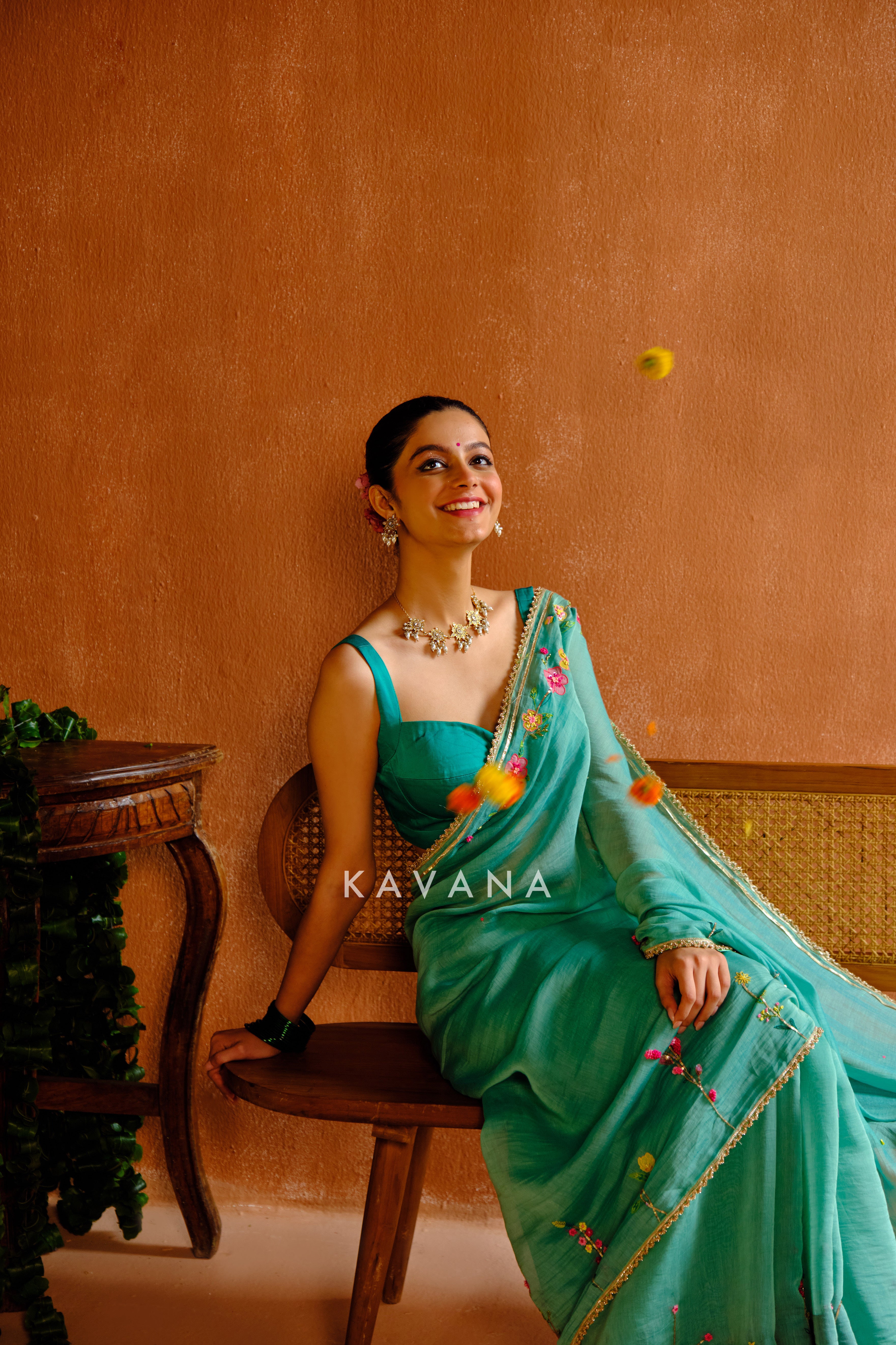 Shyama Chanderi Sari