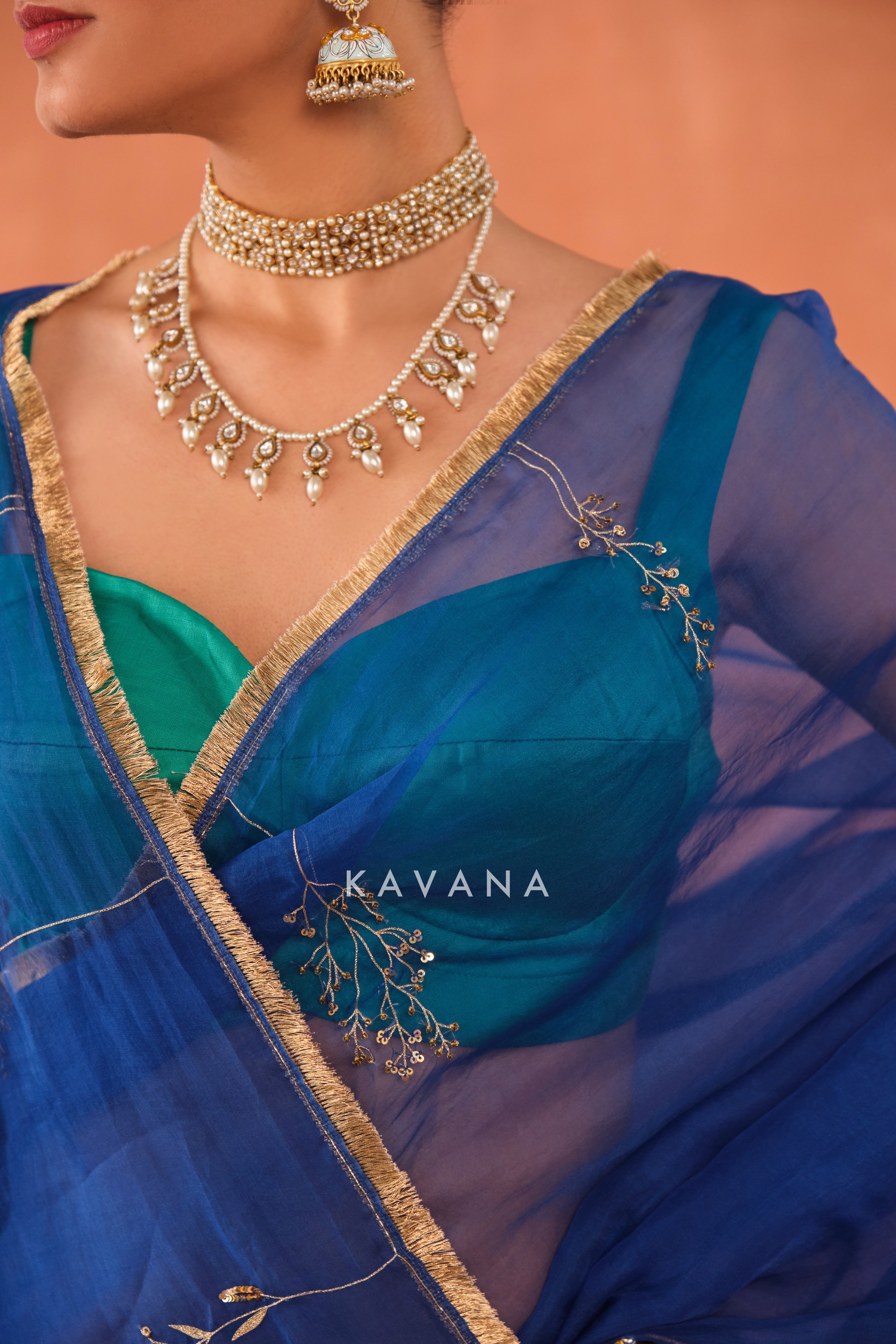 Neelika Organza Sari
