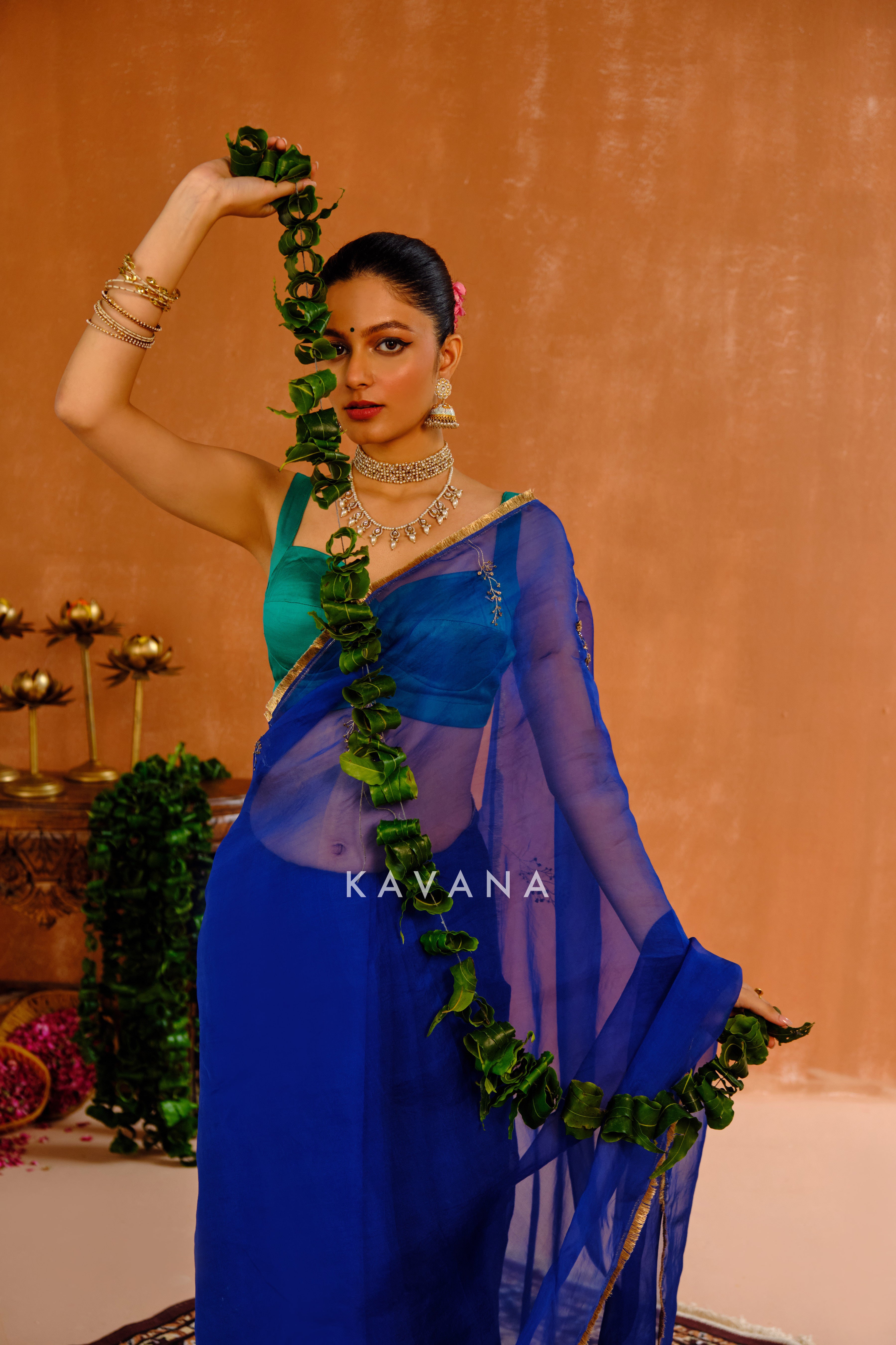 Neelika Organza Sari