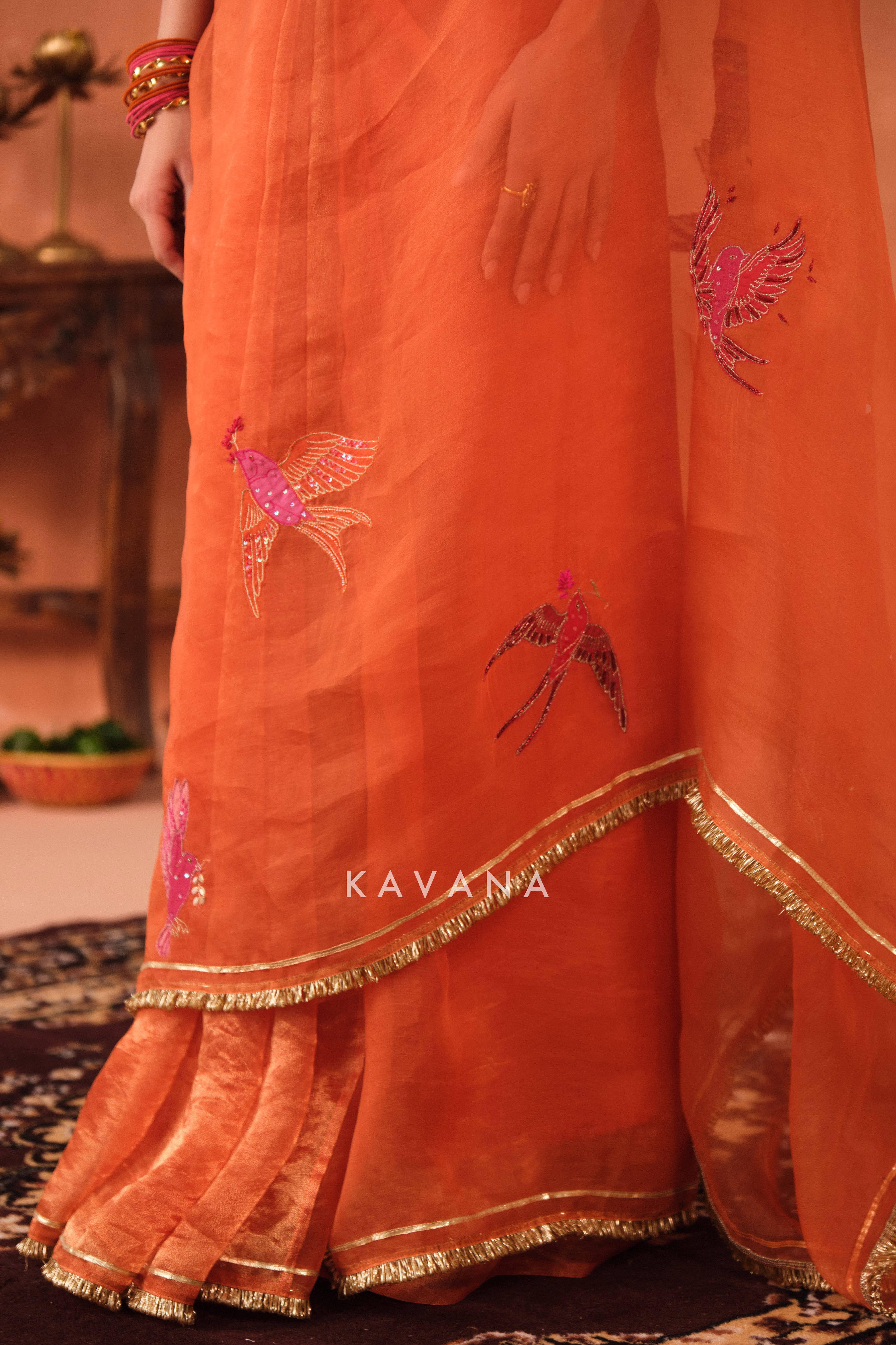 Ritu Organza Sari
