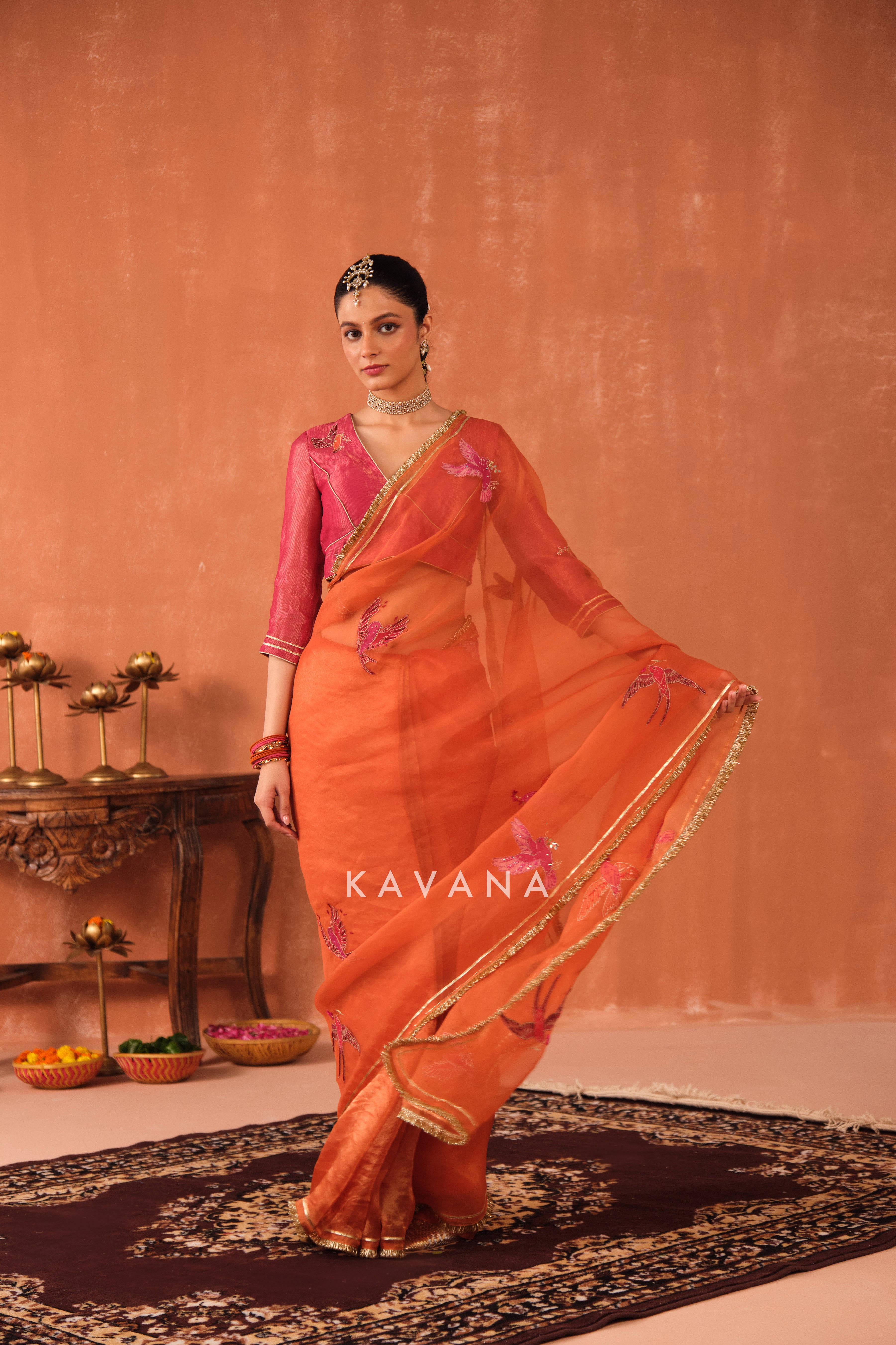 Ritu Organza Sari