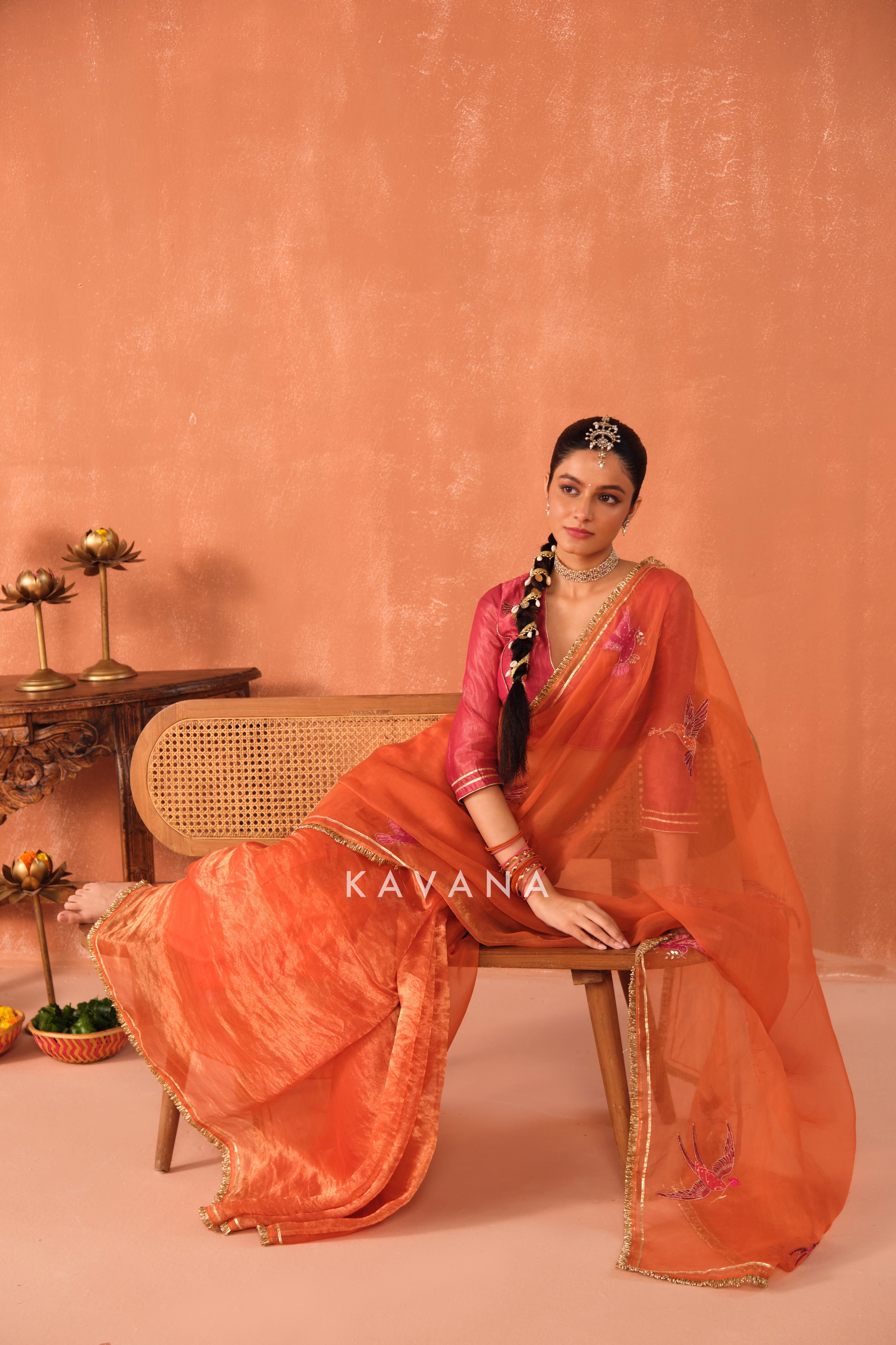 Ritu Organza Sari