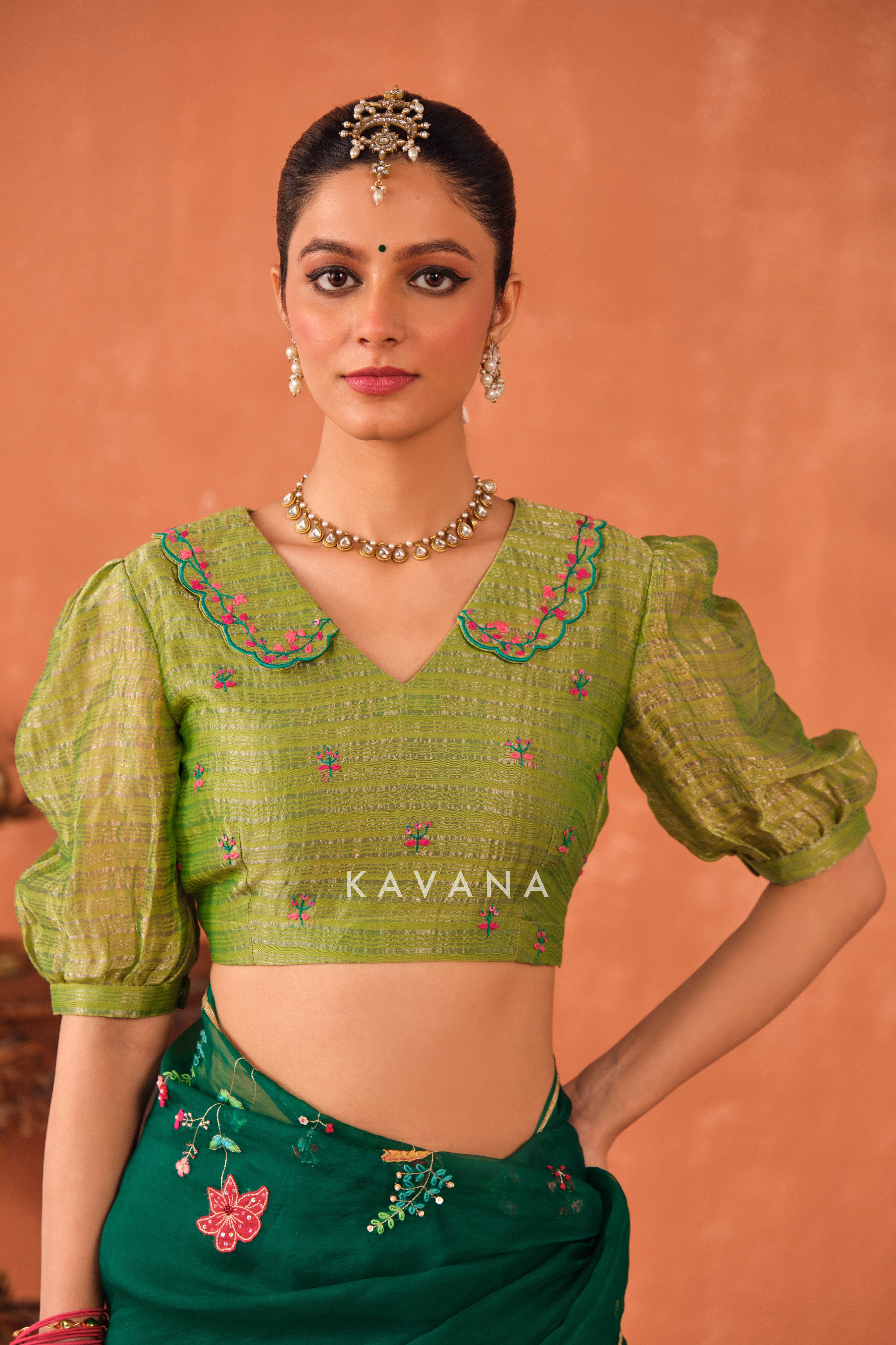 Vrinda Chanderi Blouse