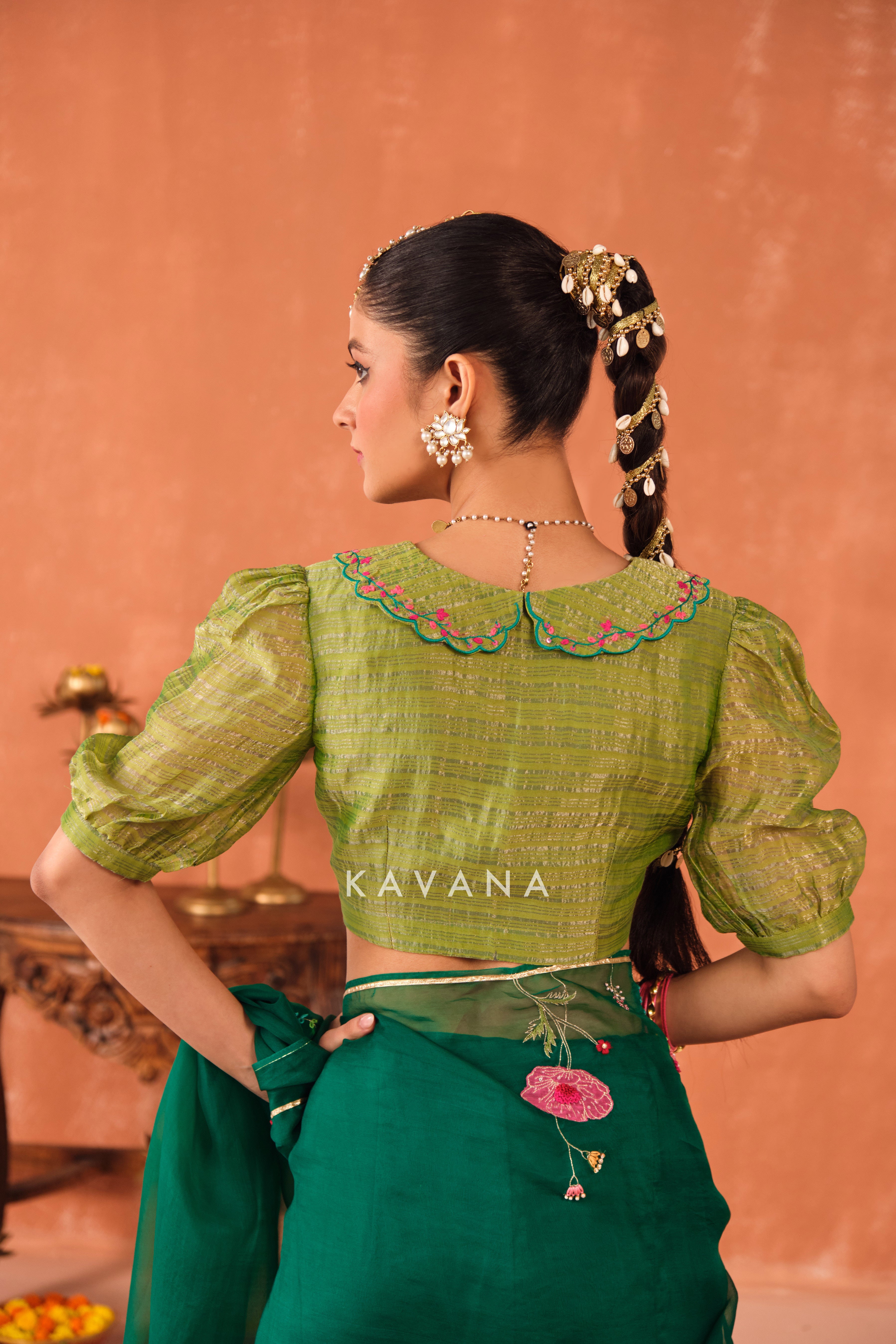 Vrinda Chanderi Blouse