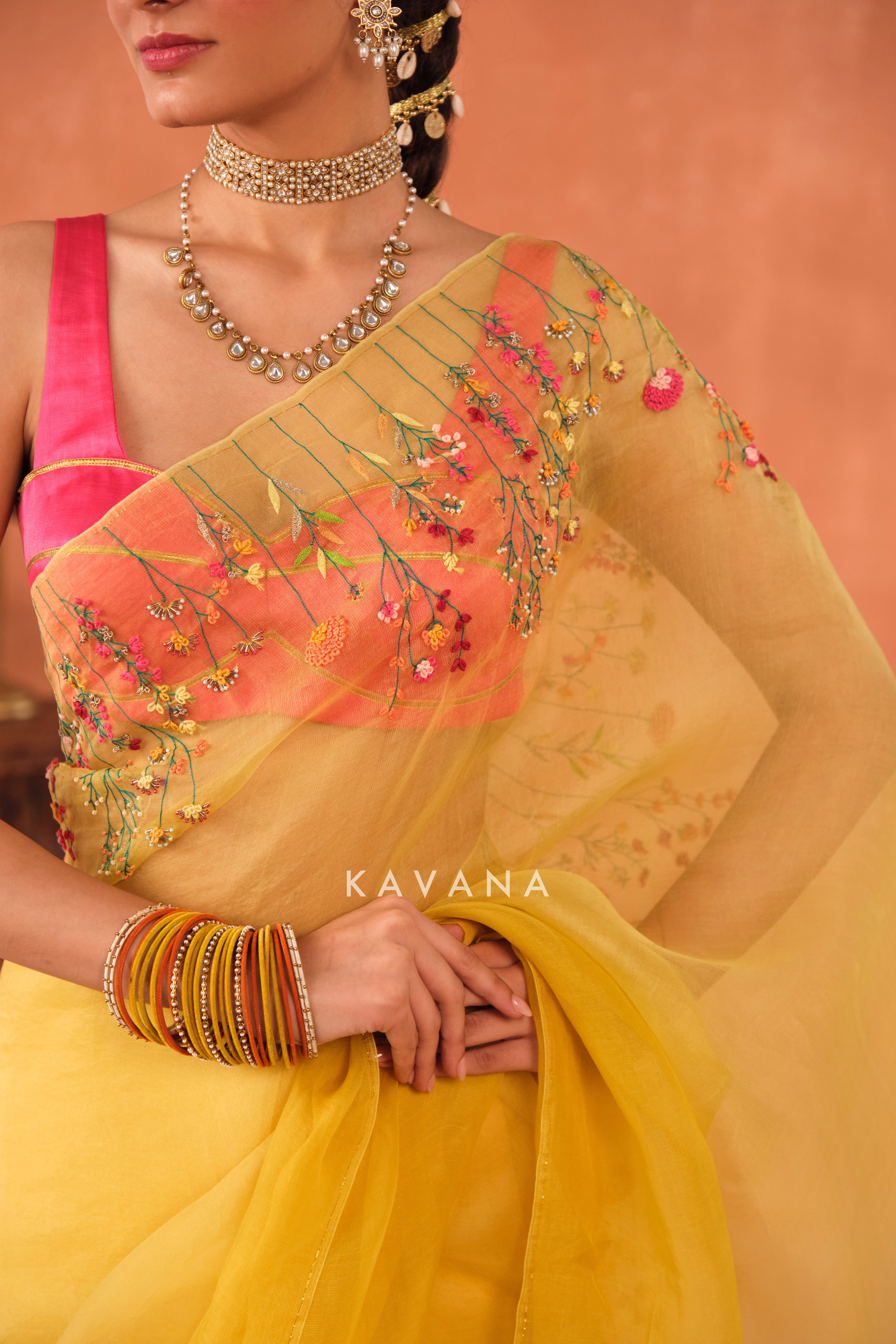 Swara Silk Organza Sari