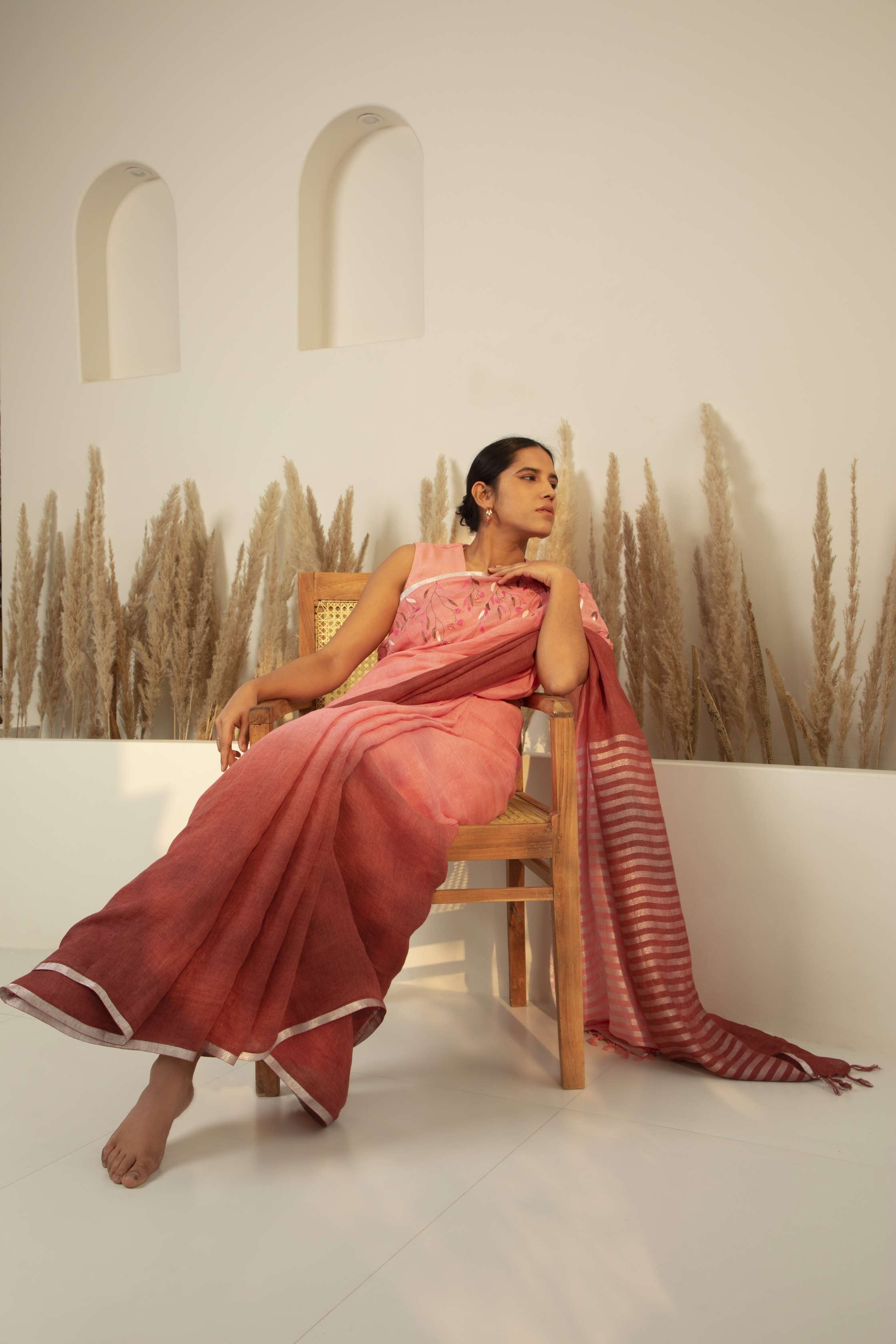Tapas Linen Sari