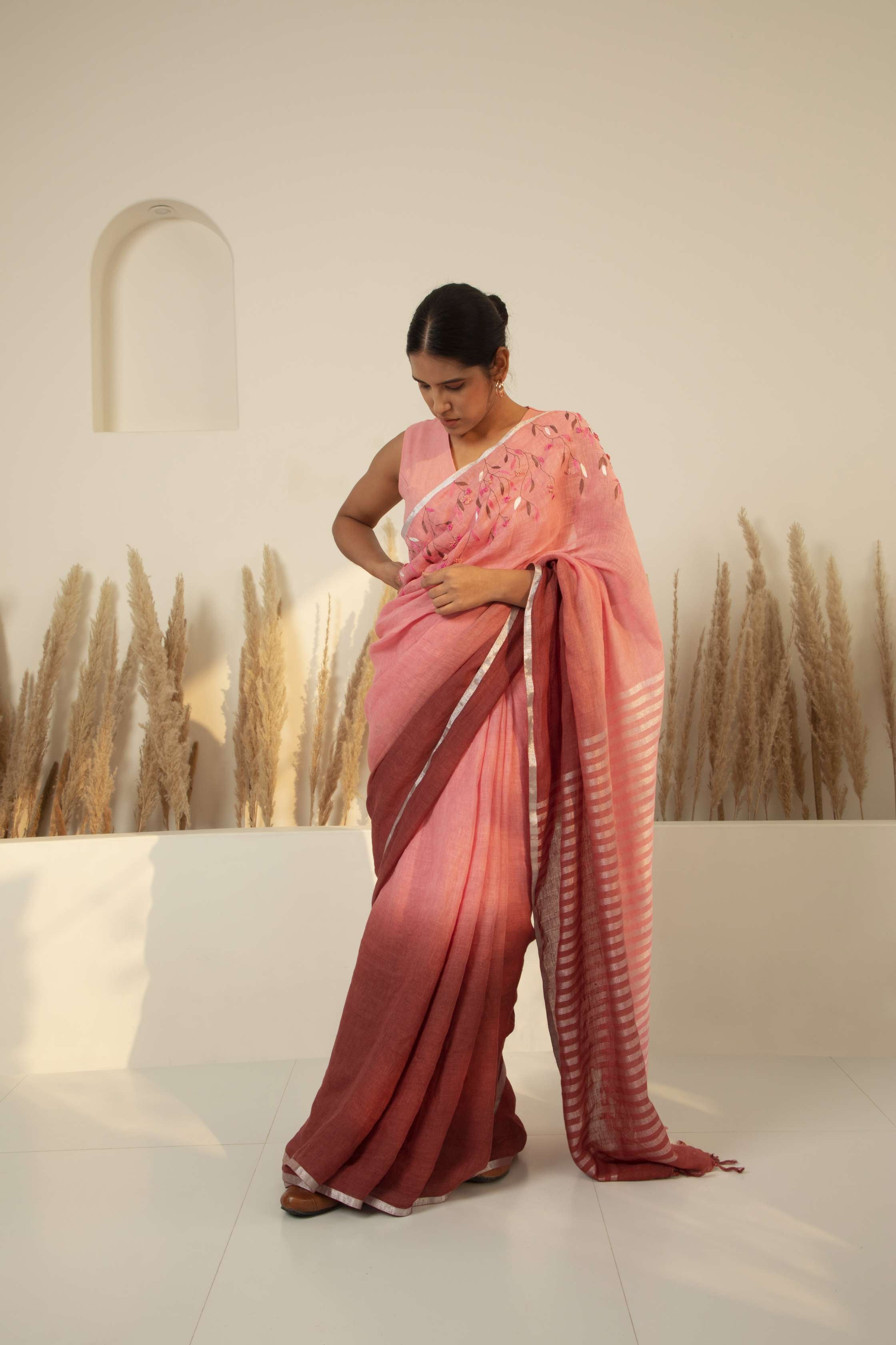 Tapas Linen Sari