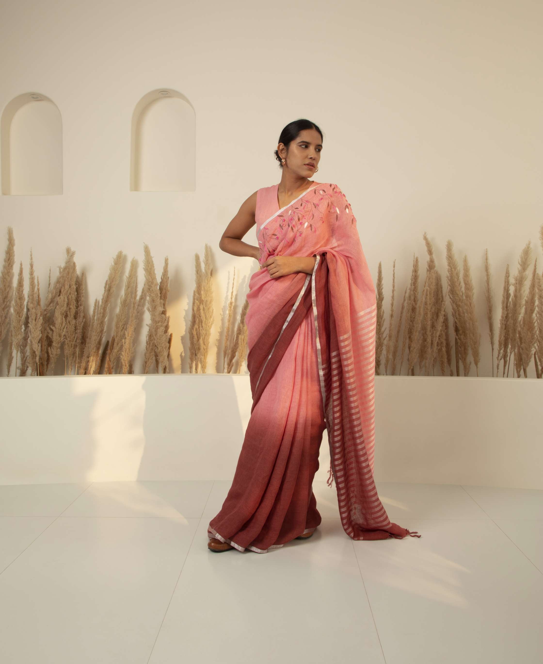 Tapas Linen Sari