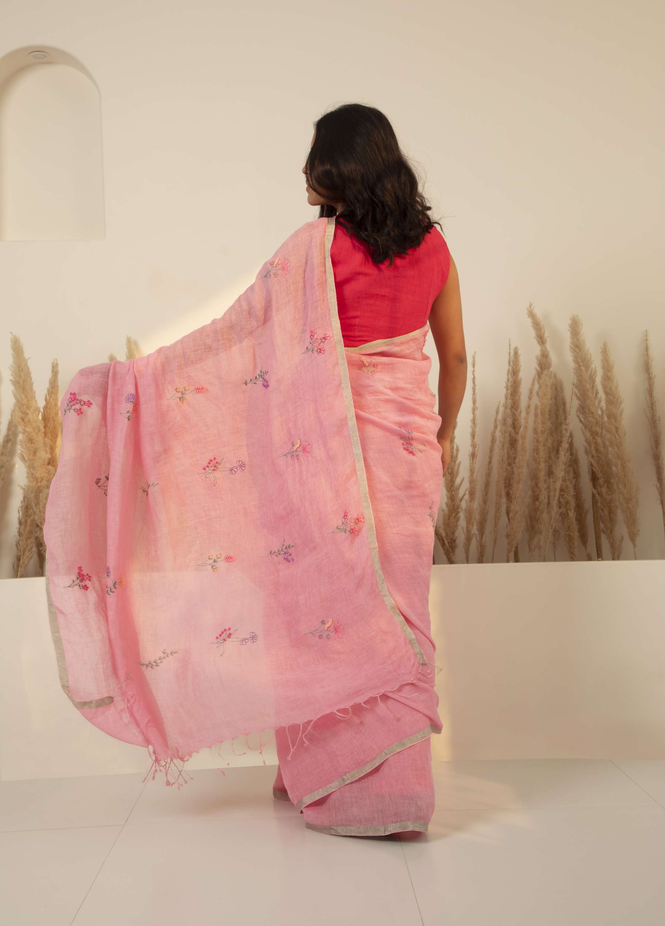 Kush Linen Sari