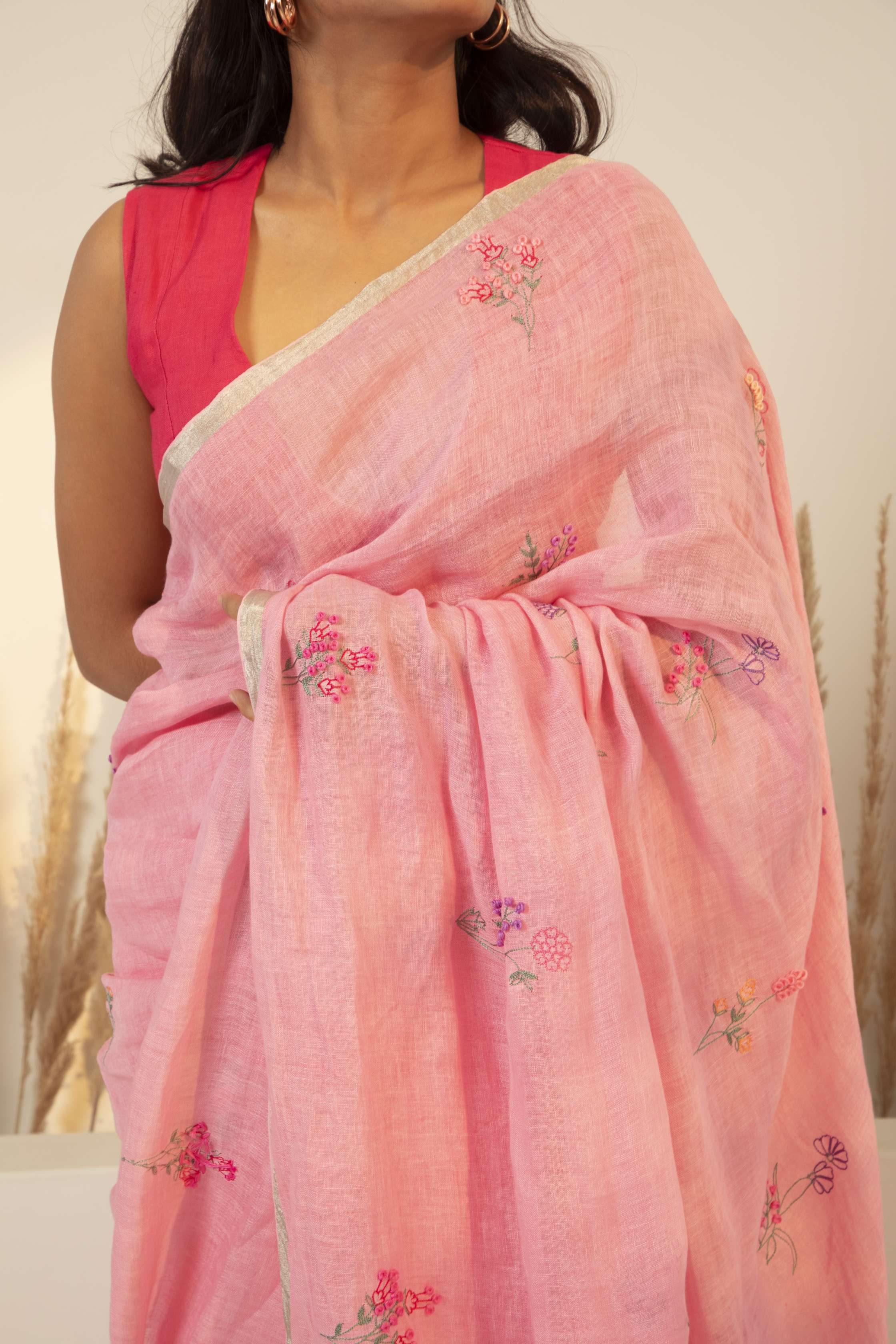 Kush Linen Sari