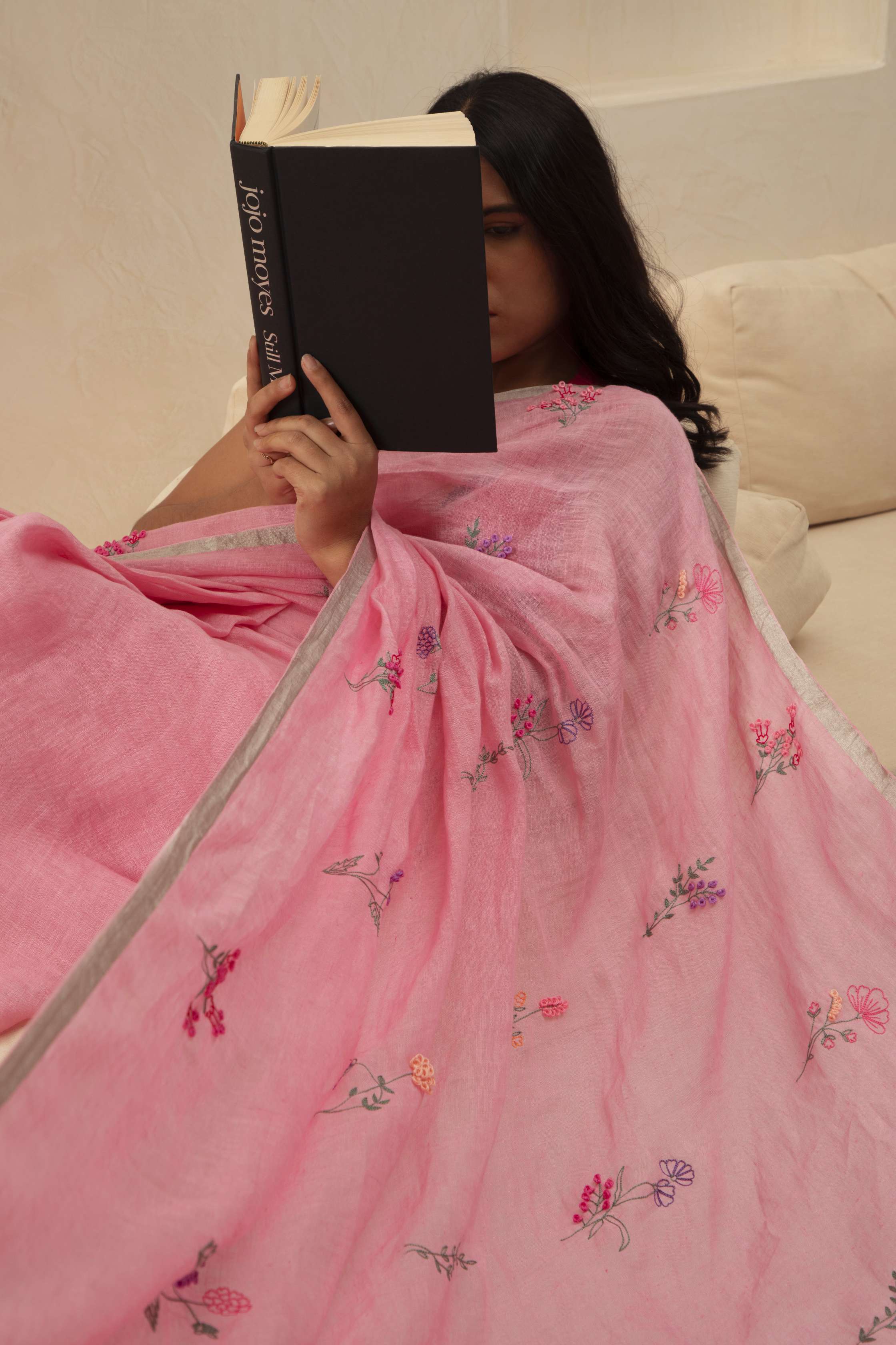 Kush Linen Sari