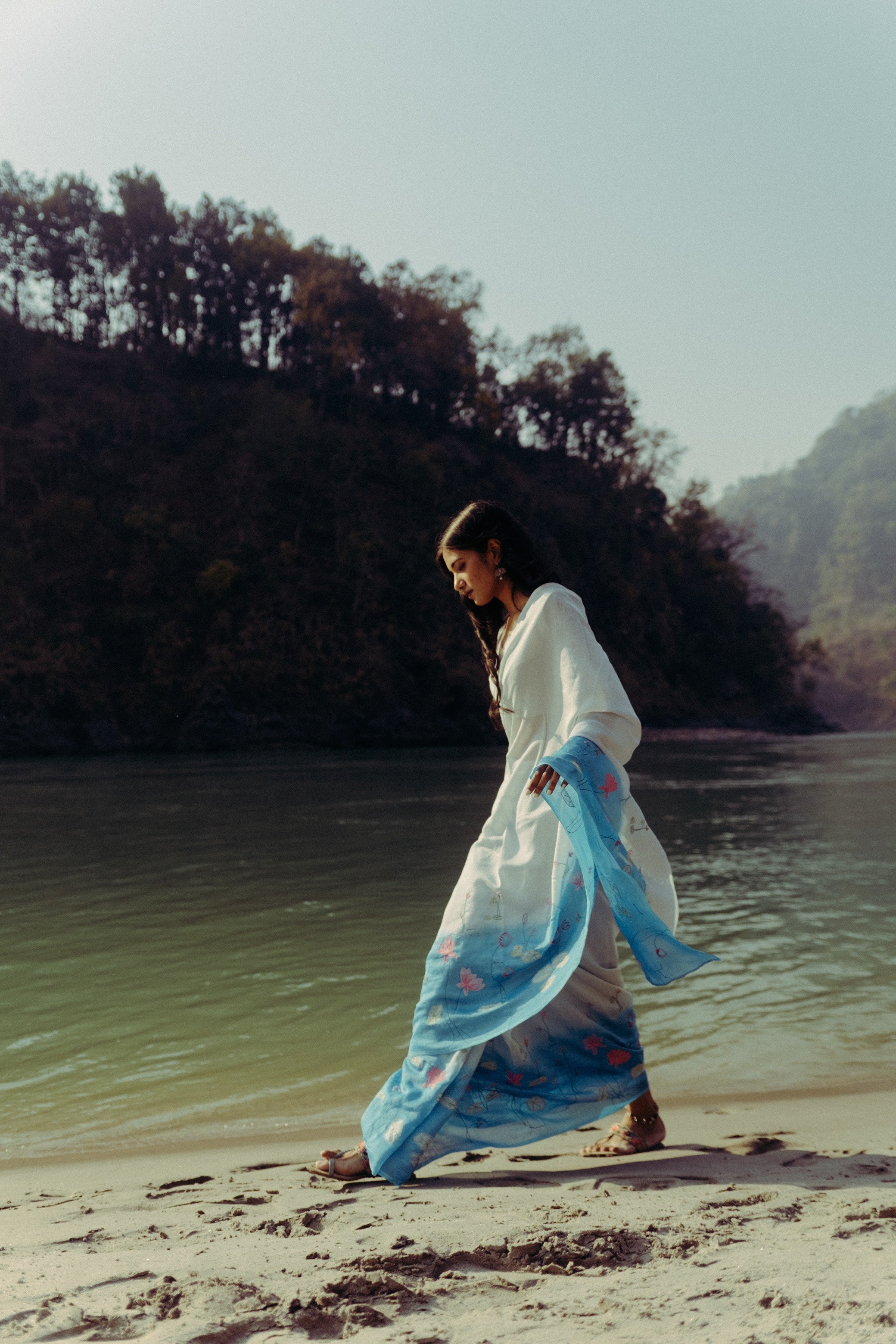 Khushnuma Chanderi Sari