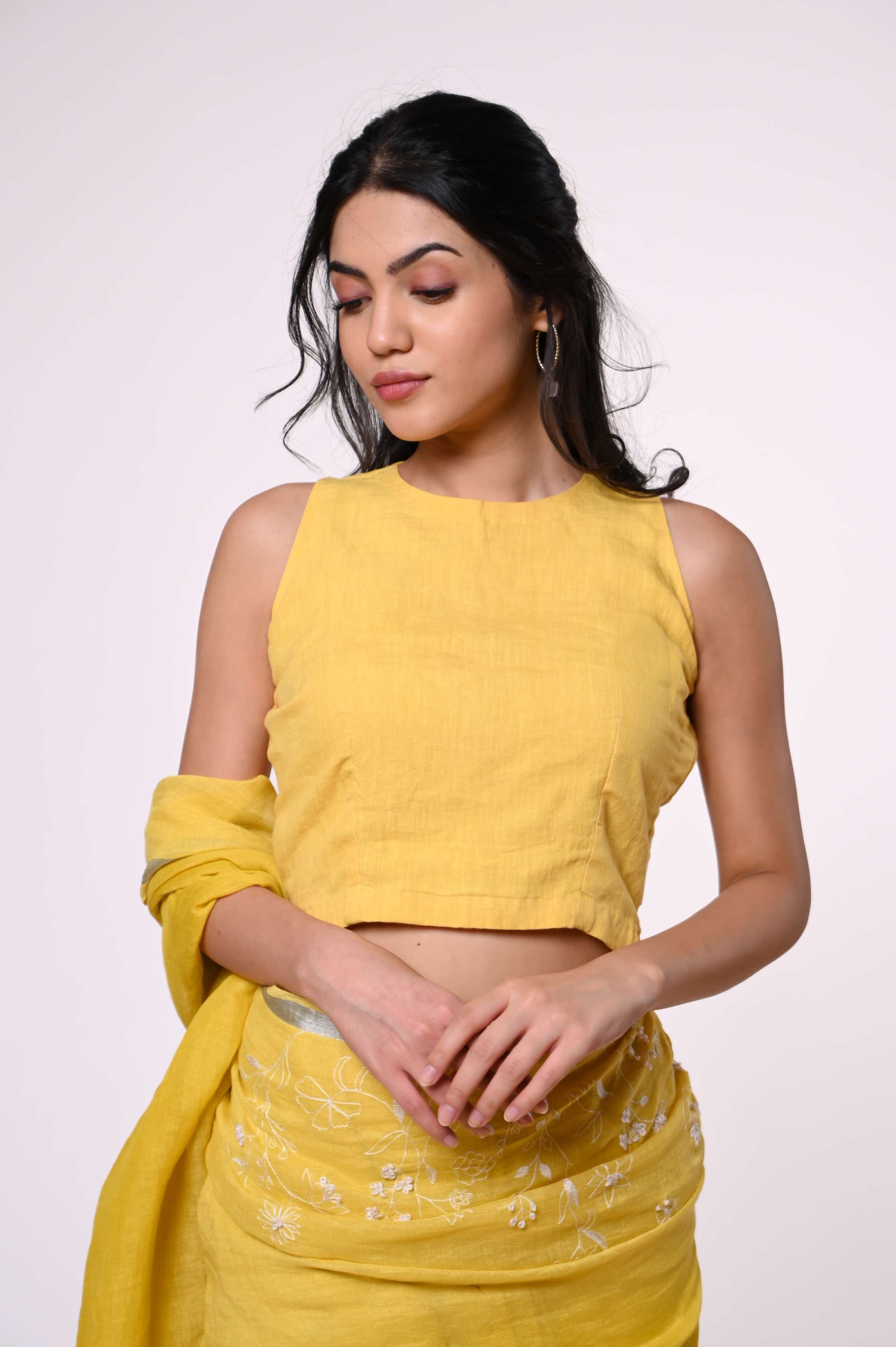 Genda Linen Blouse