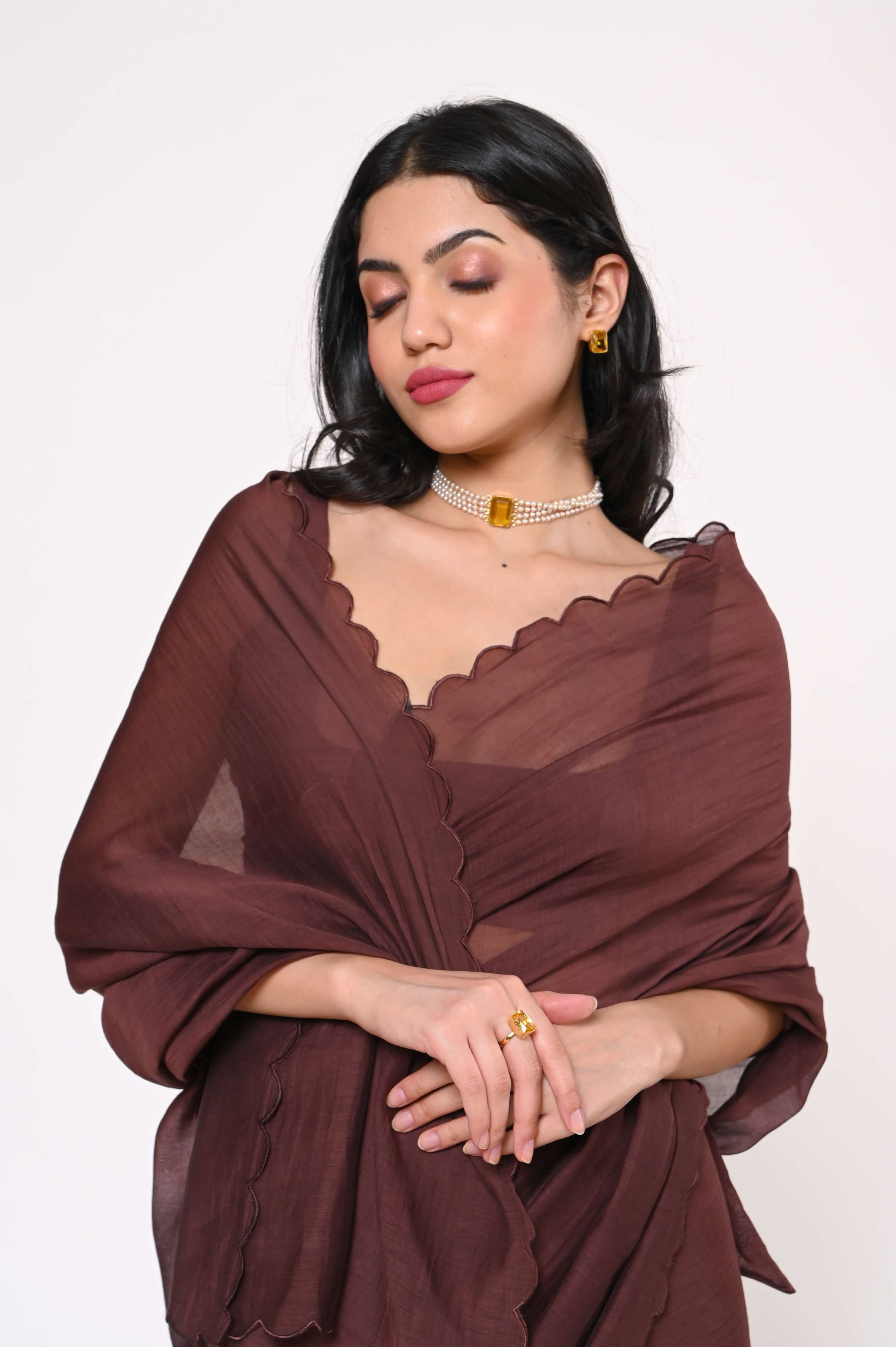 Avni Chanderi Sari