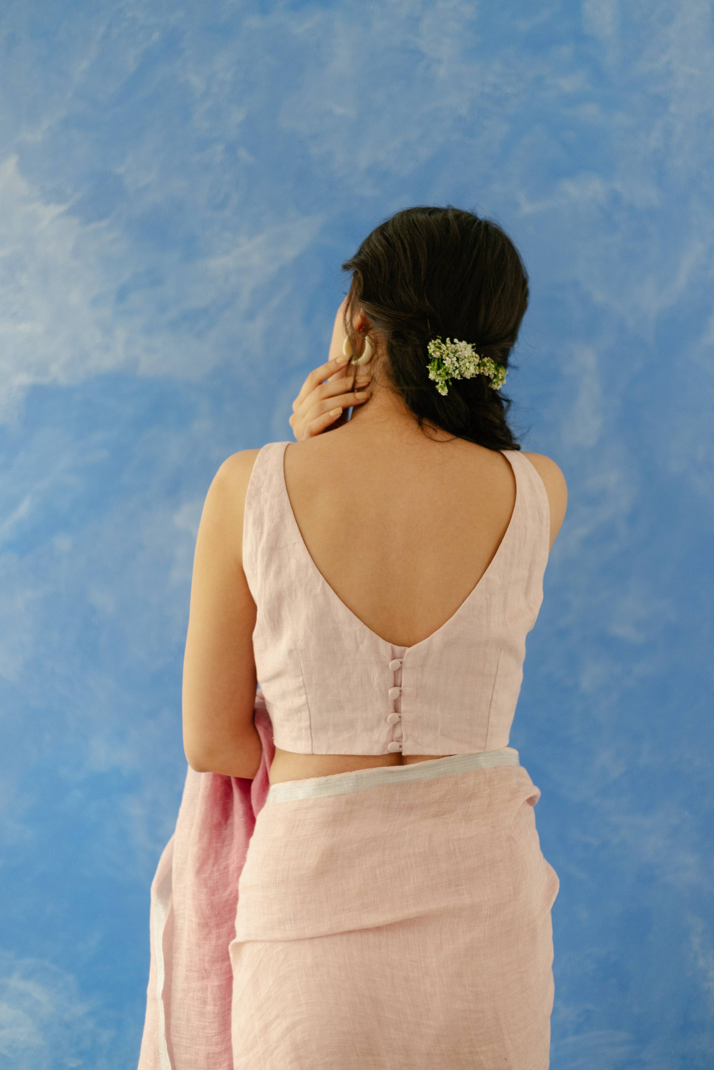 Gulkand Linen Blouse