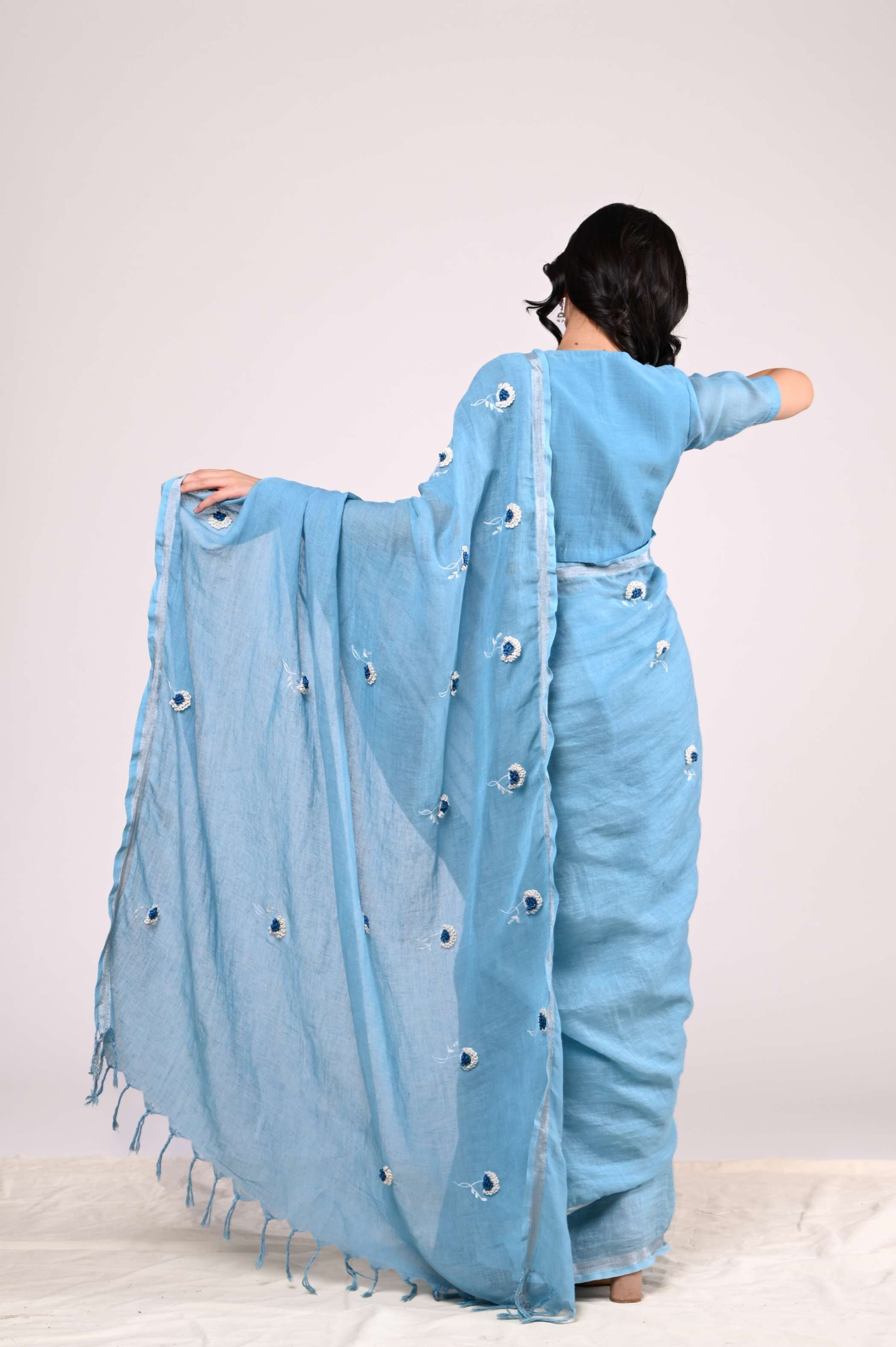 Gulista Linen Sari