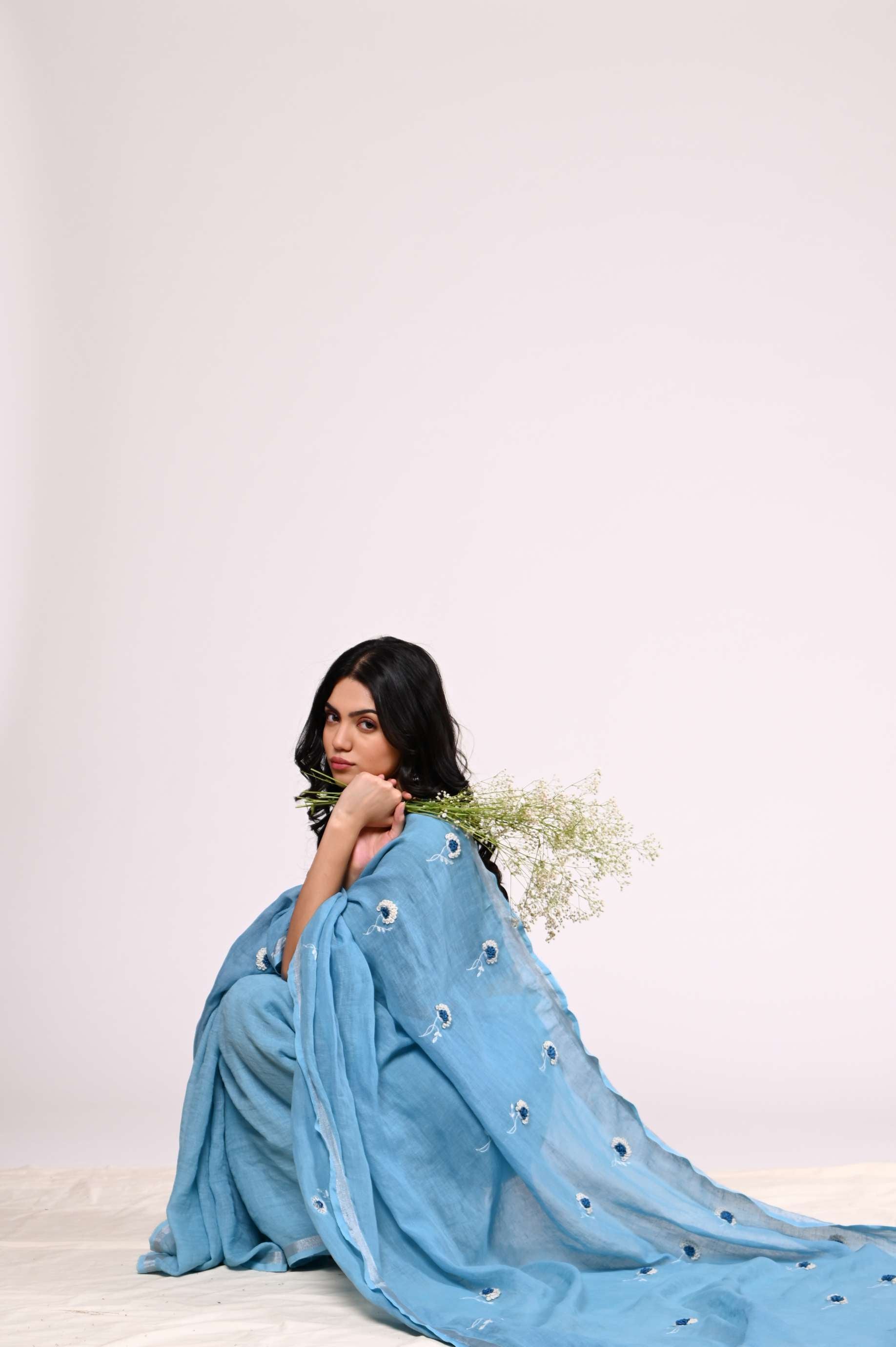 Gulista Linen Sari