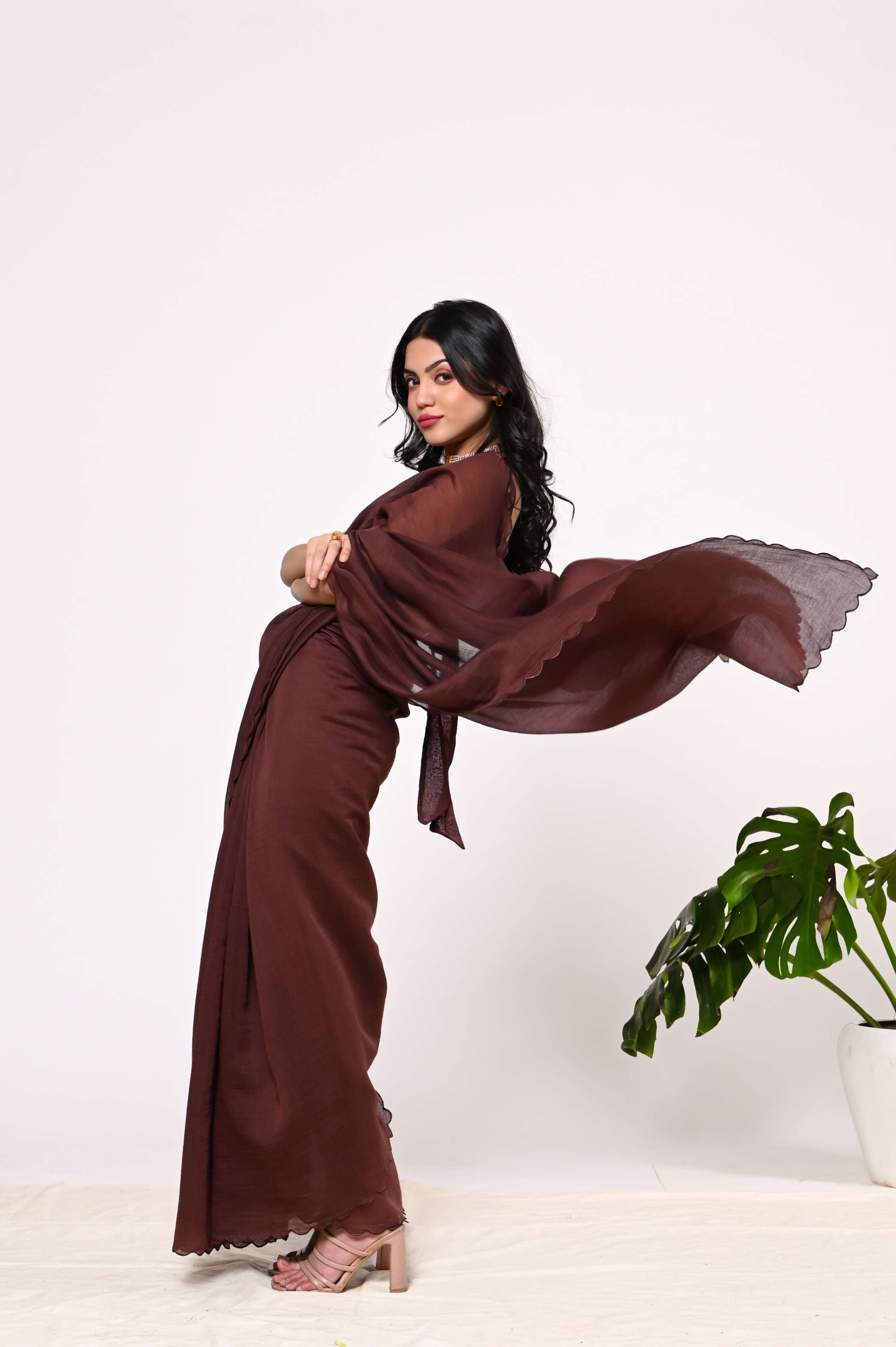 Avni Chanderi Sari