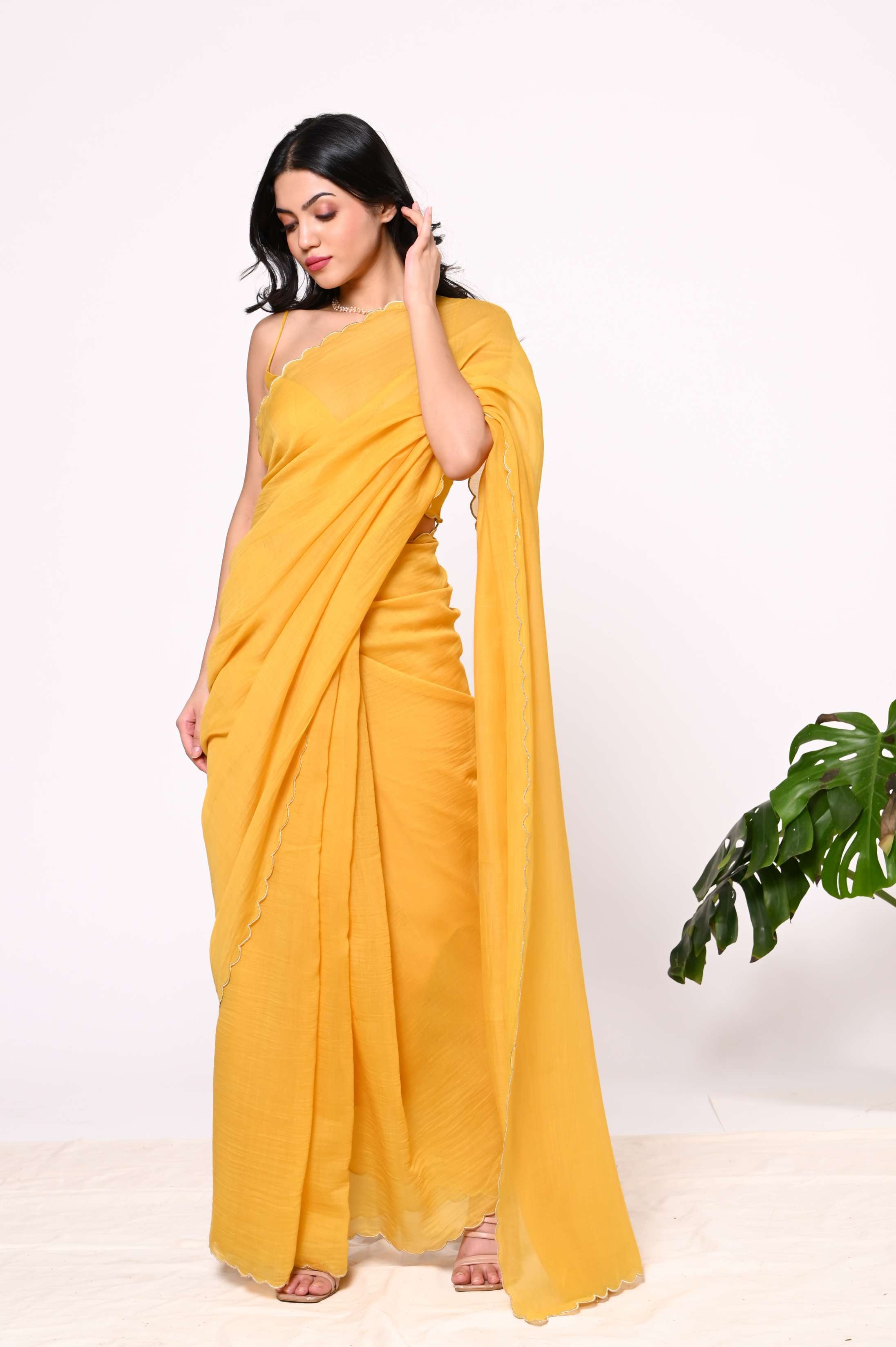 Ekaa Chanderi Sari