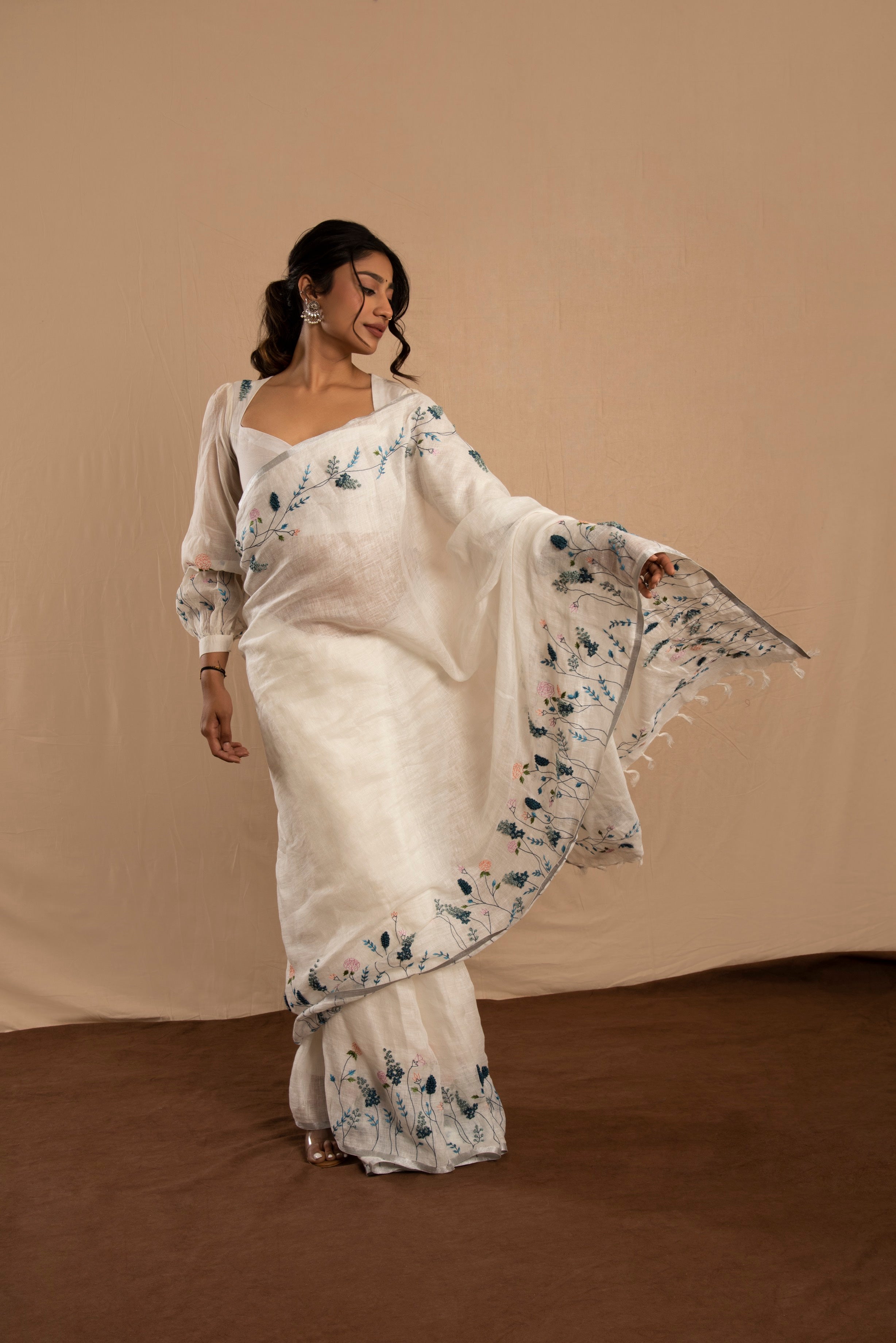 Fiza Linen Sari