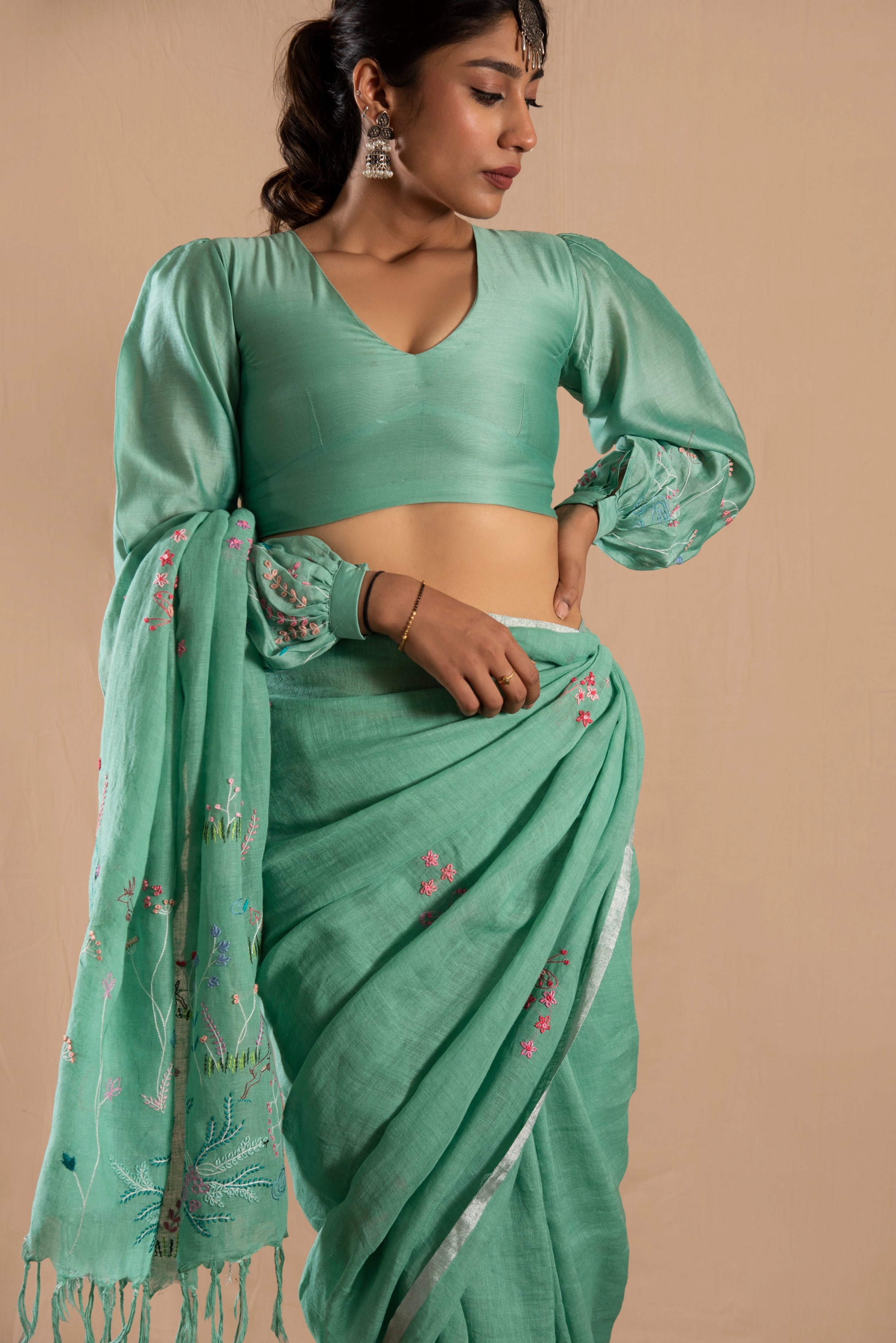 Suhana Safar Chanderi Blouse