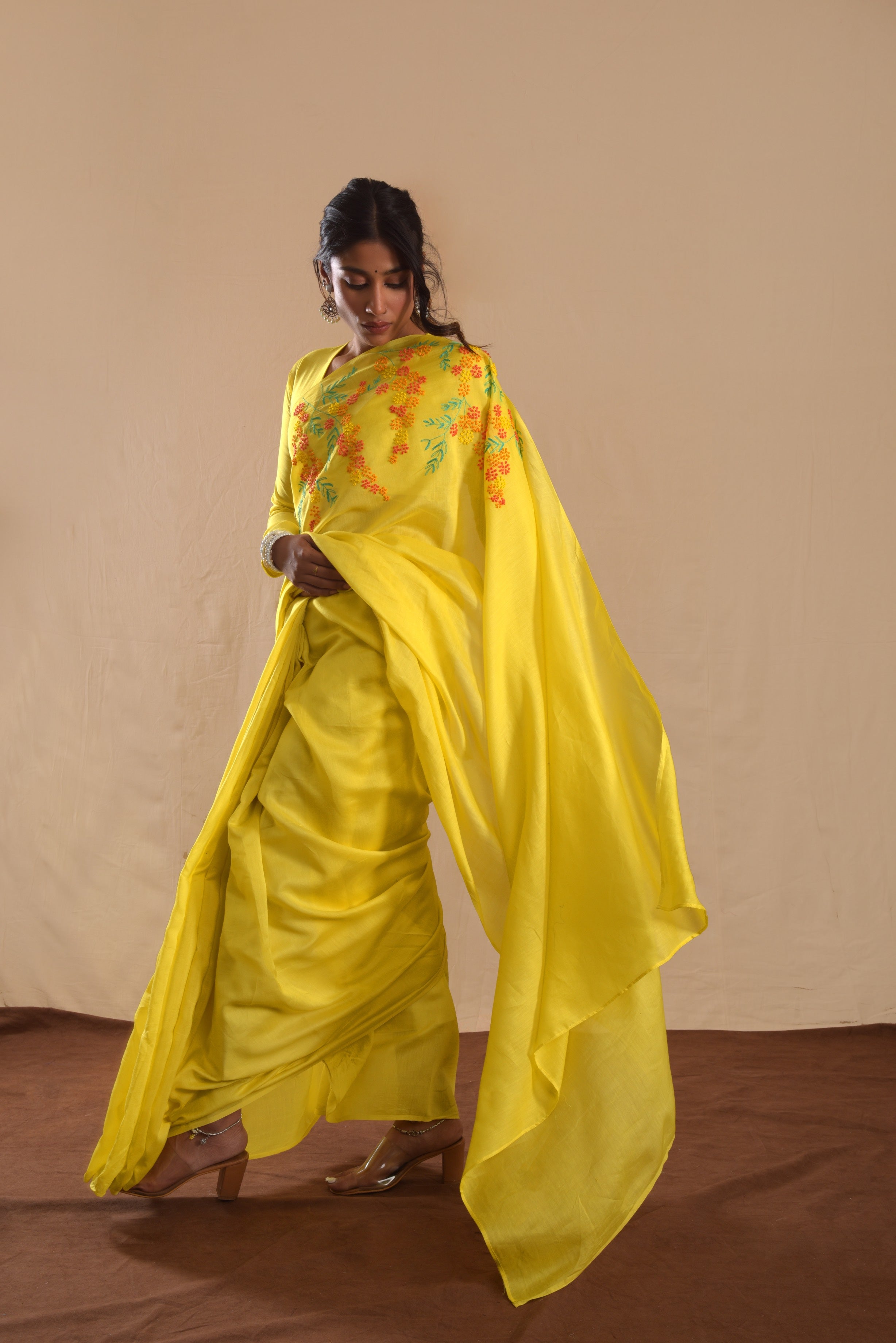 Shamila Chanderi Sari
