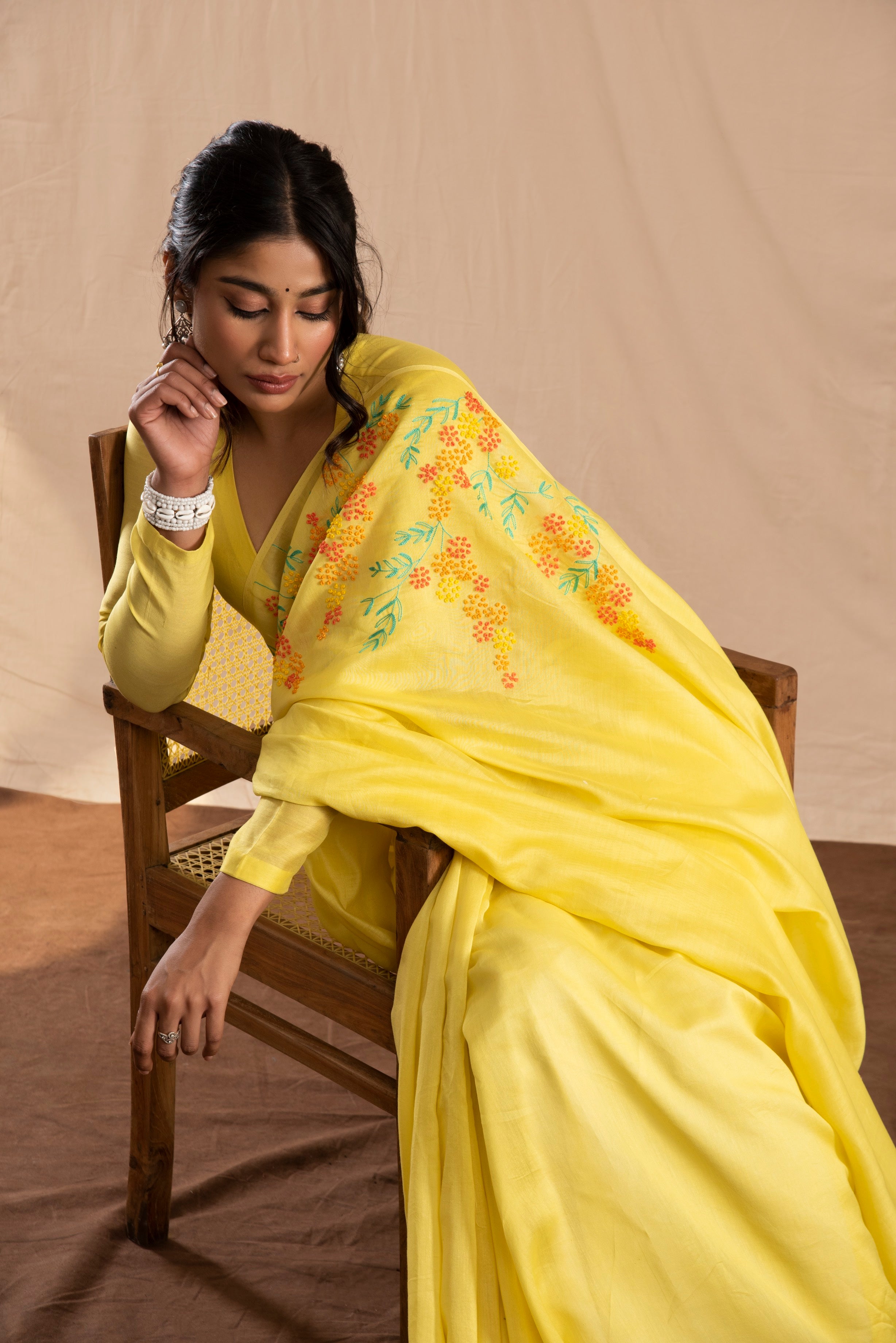 Shamila Chanderi Sari