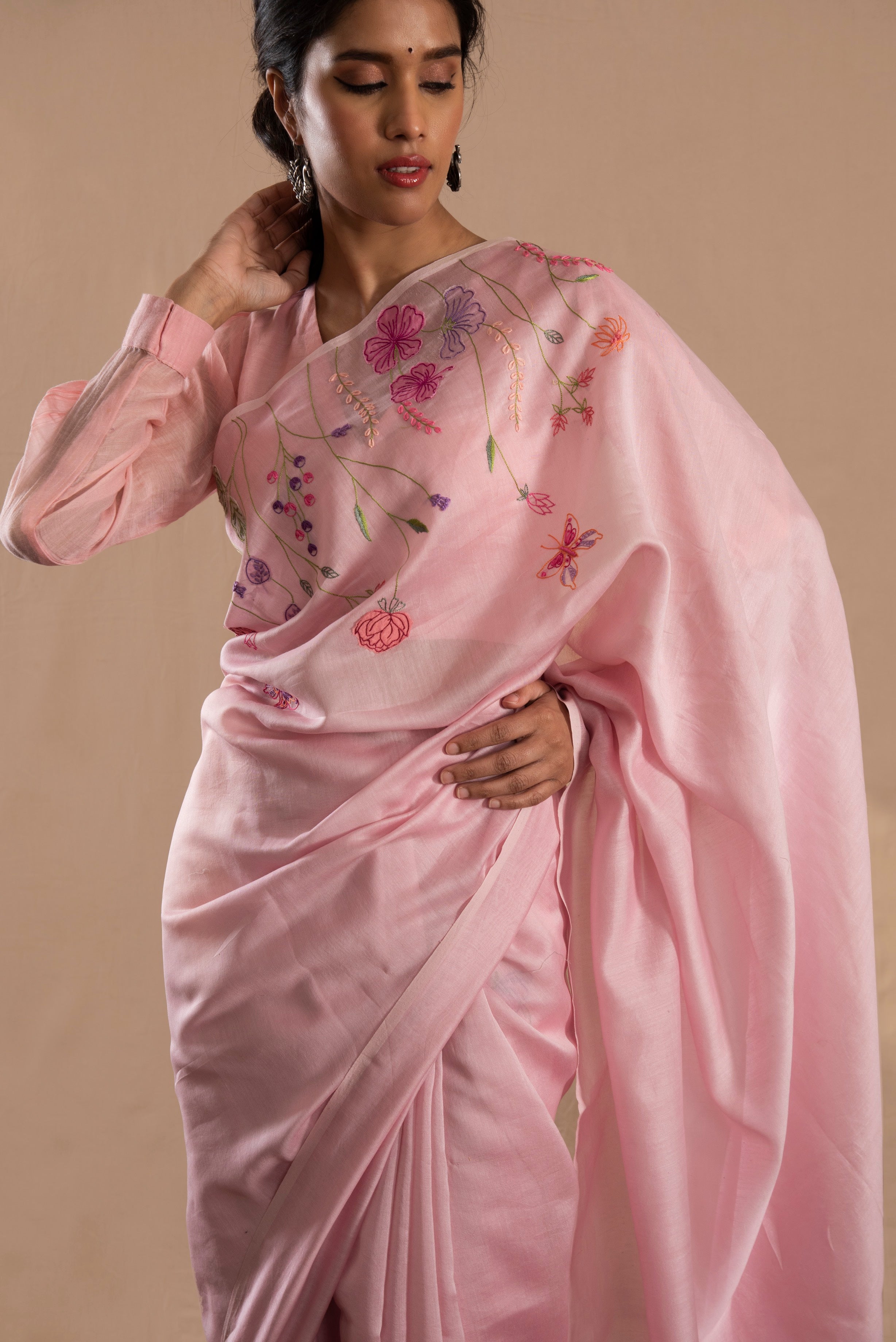 Bagh Chanderi Sari