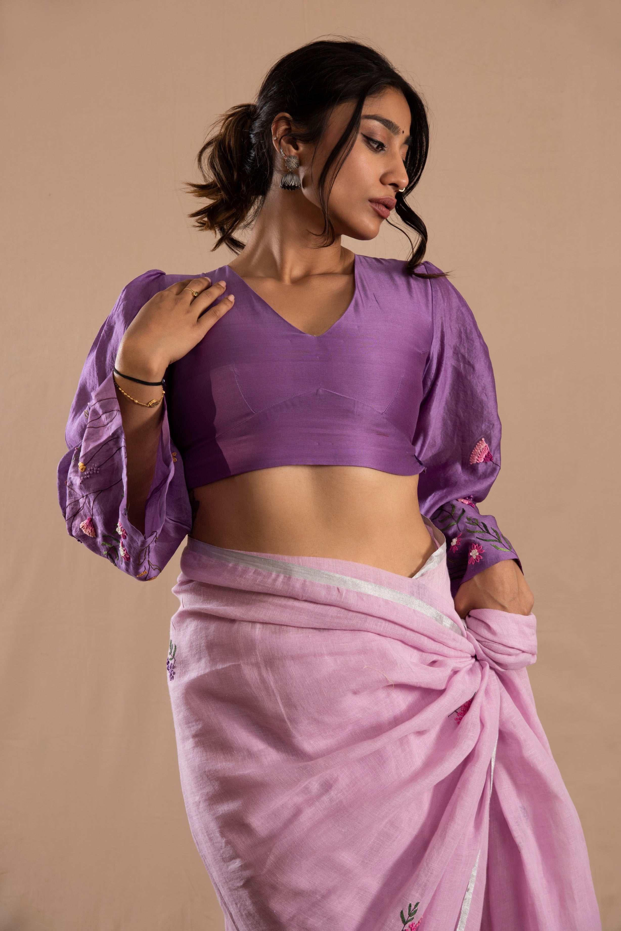 Nazaakat Chanderi Blouse
