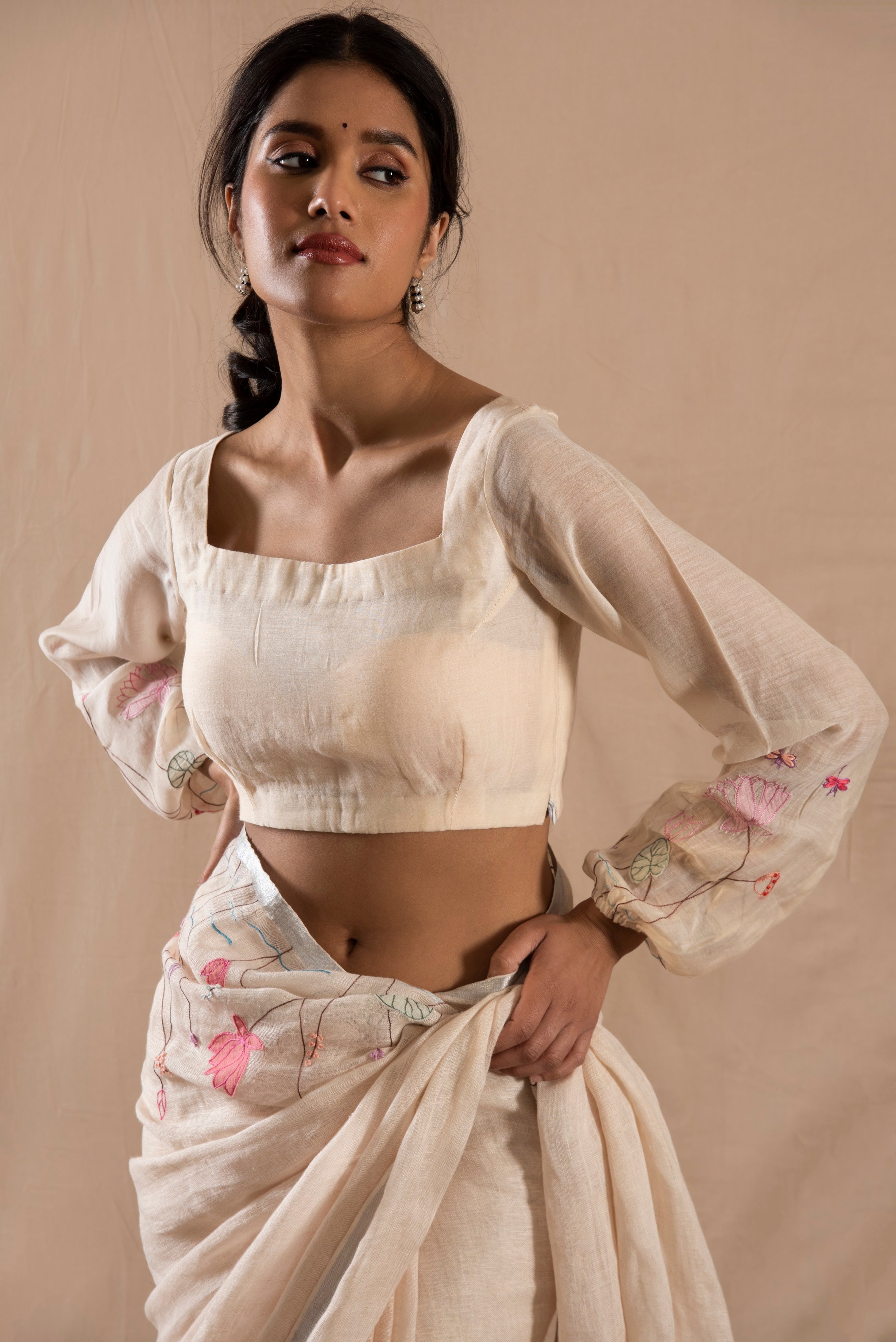 Nilofar Chanderi Blouse