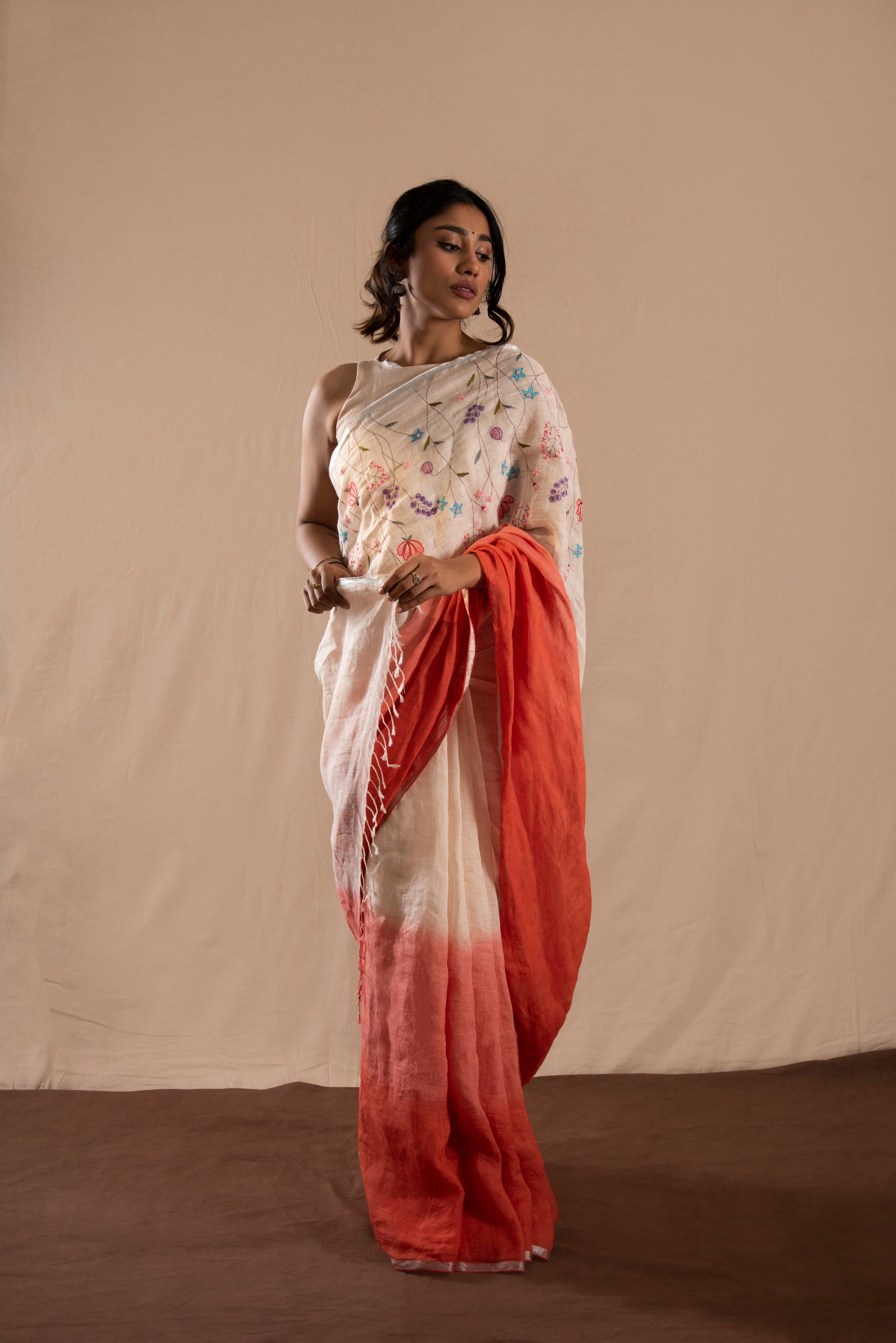 Dastaan Linen Sari