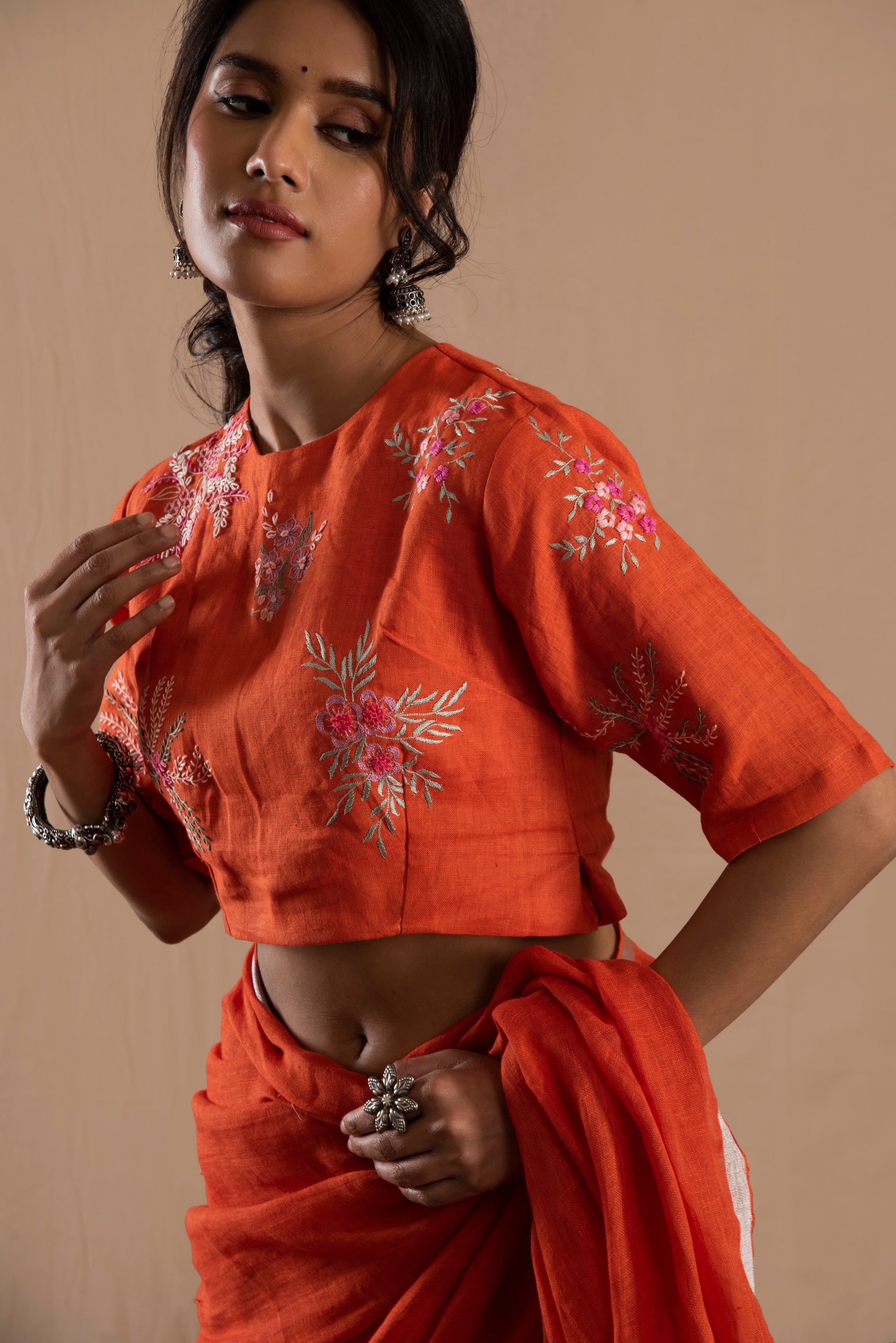 Silsila Linen Blouse