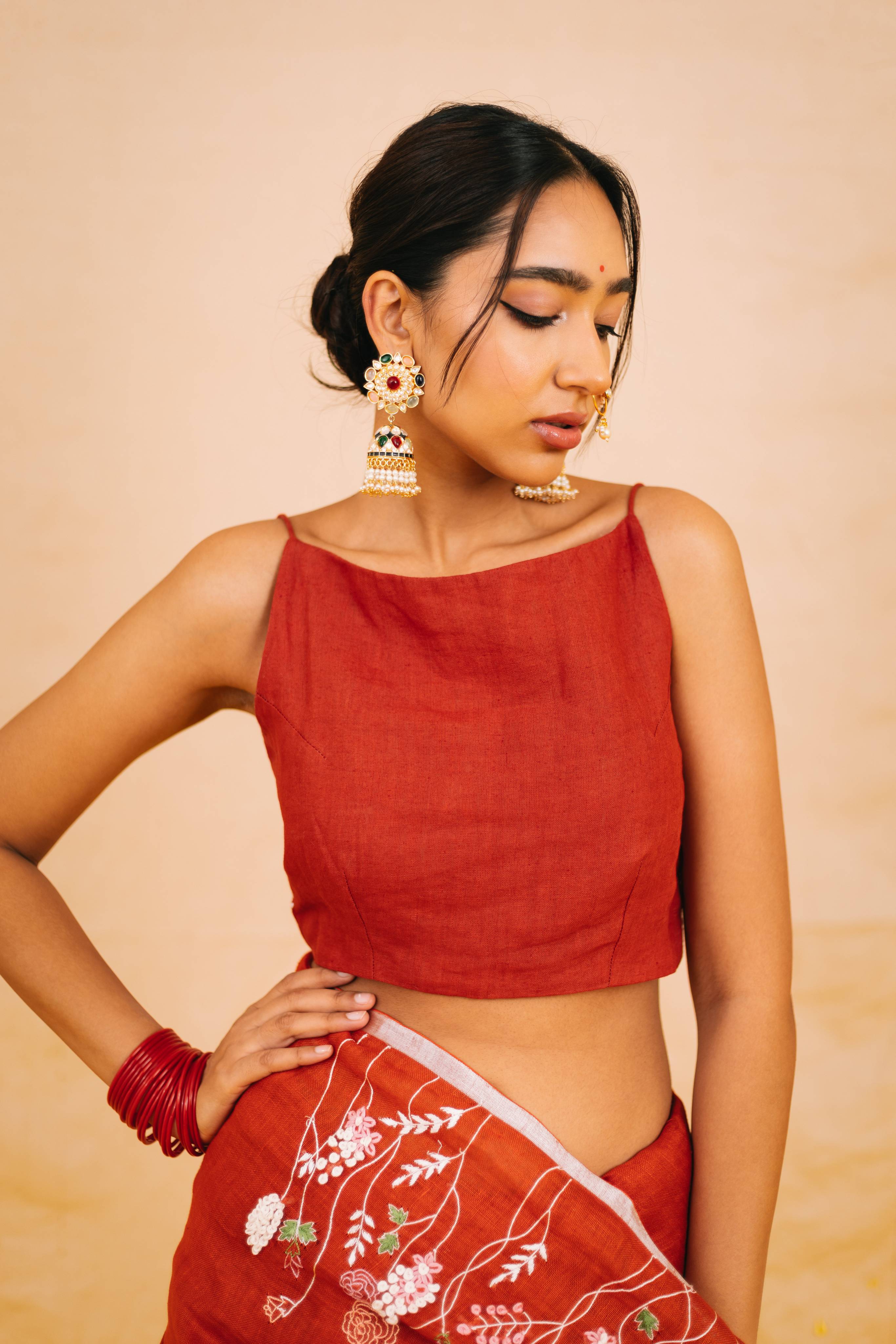 Ibtida Linen Blouse