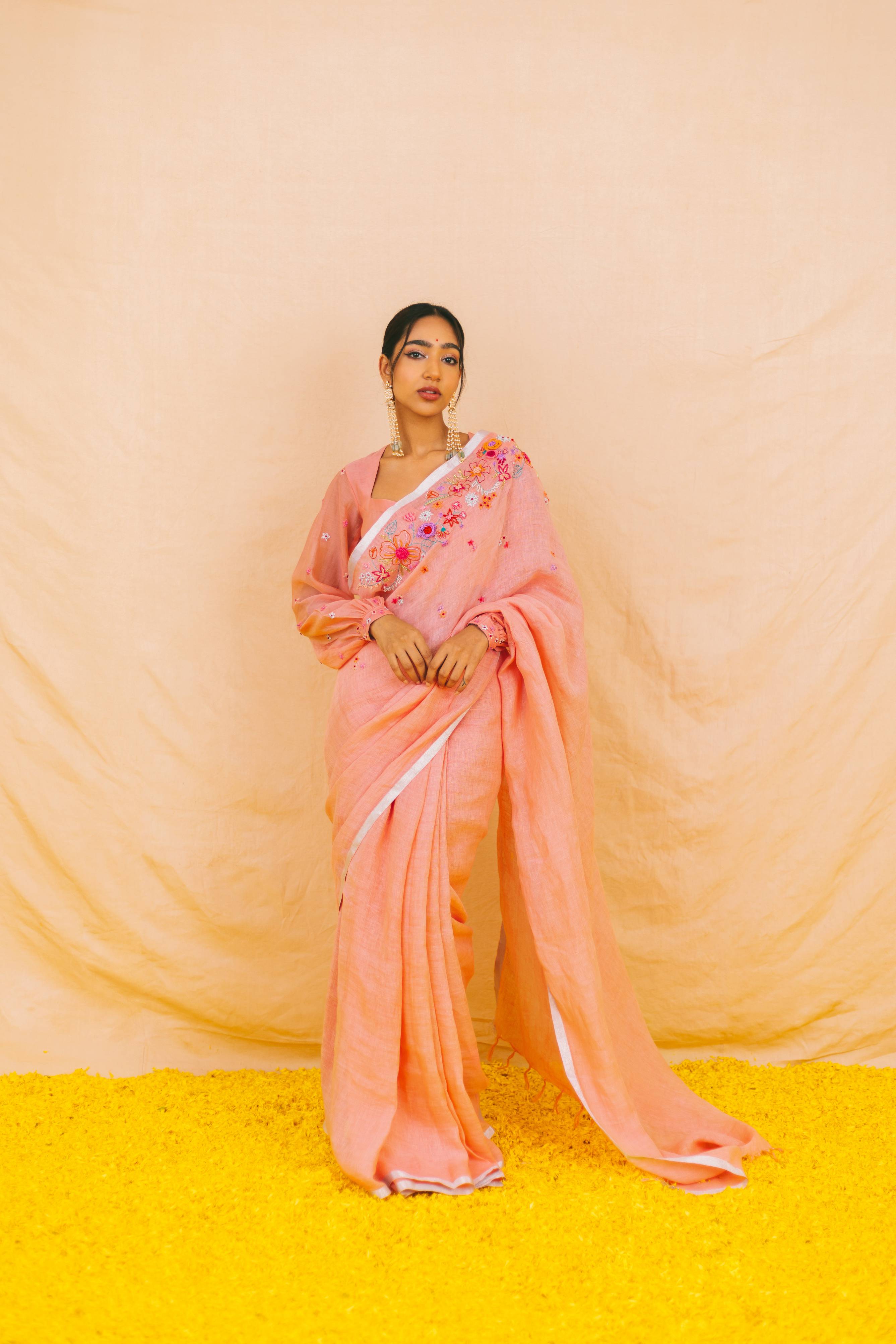Varahi Linen Sari