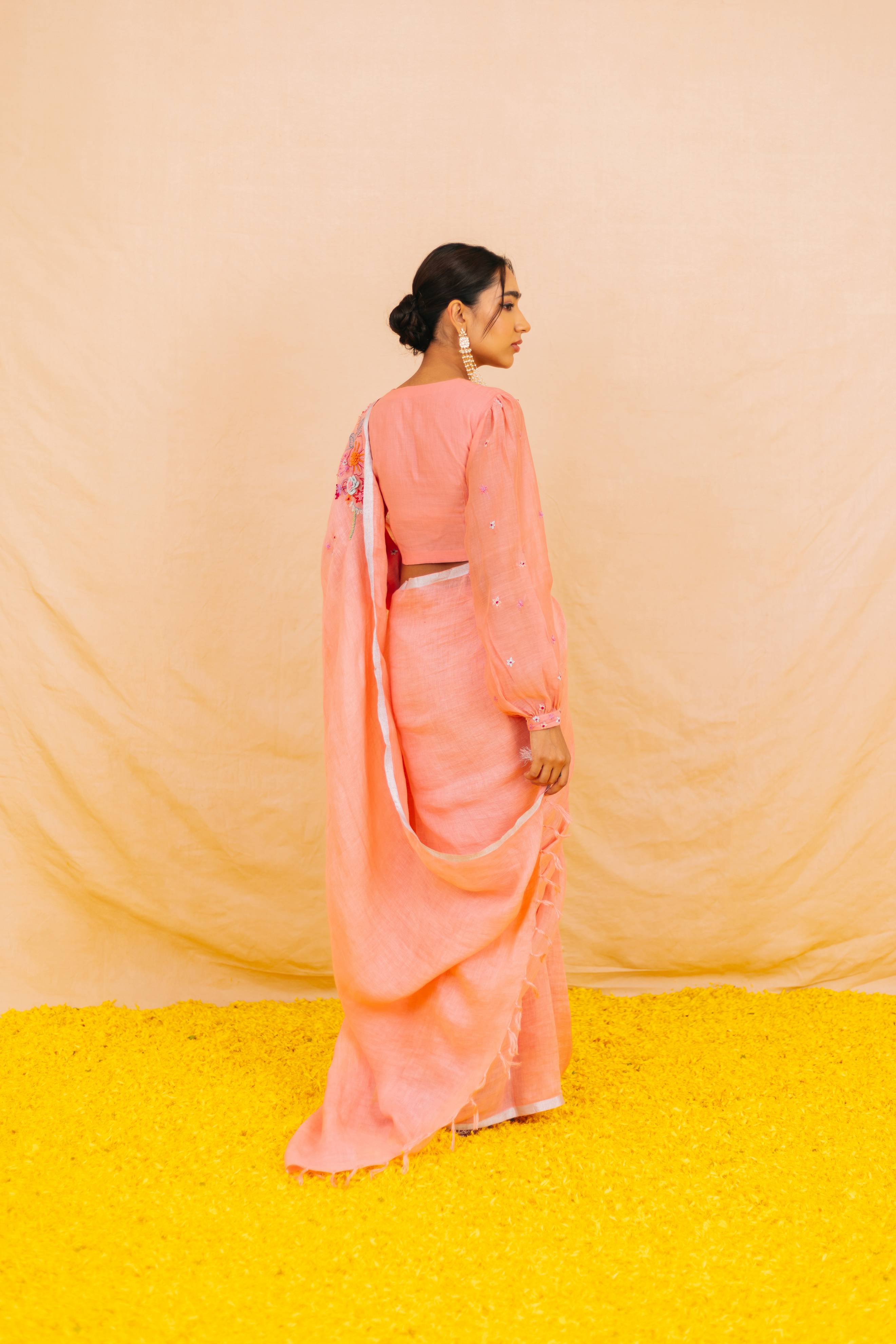 Varahi Linen Sari