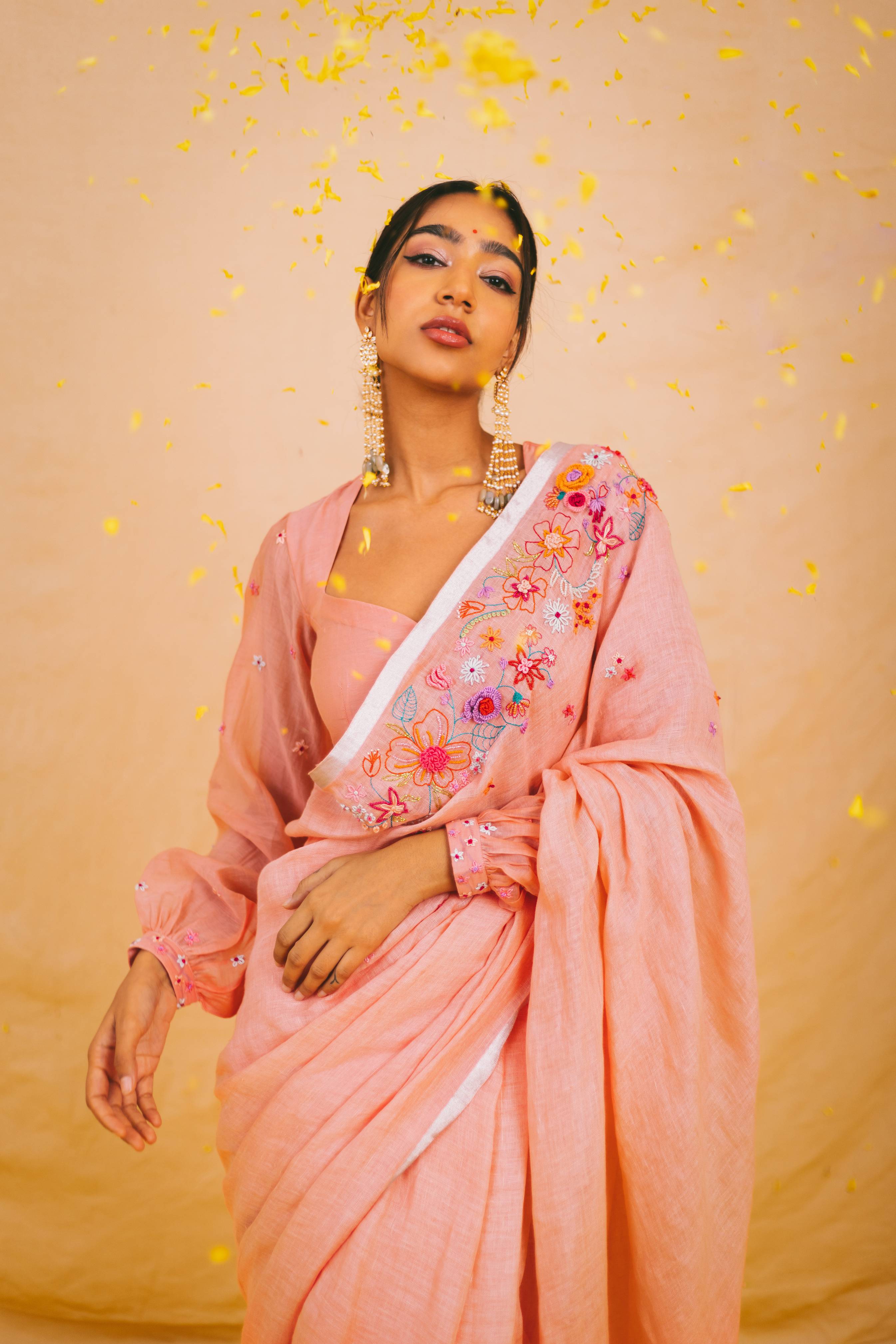 Varahi Linen Sari