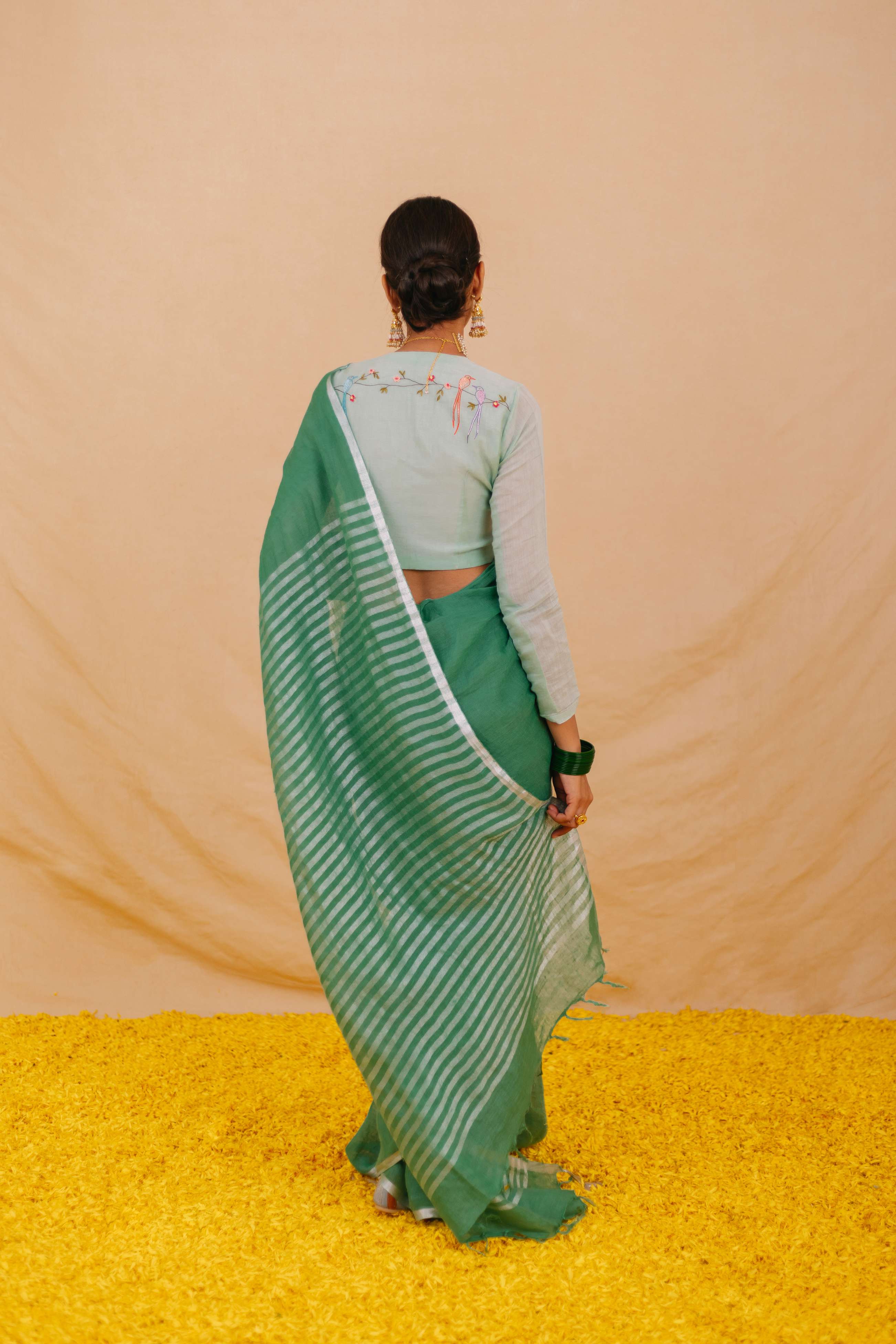 Nitya Linen Sari