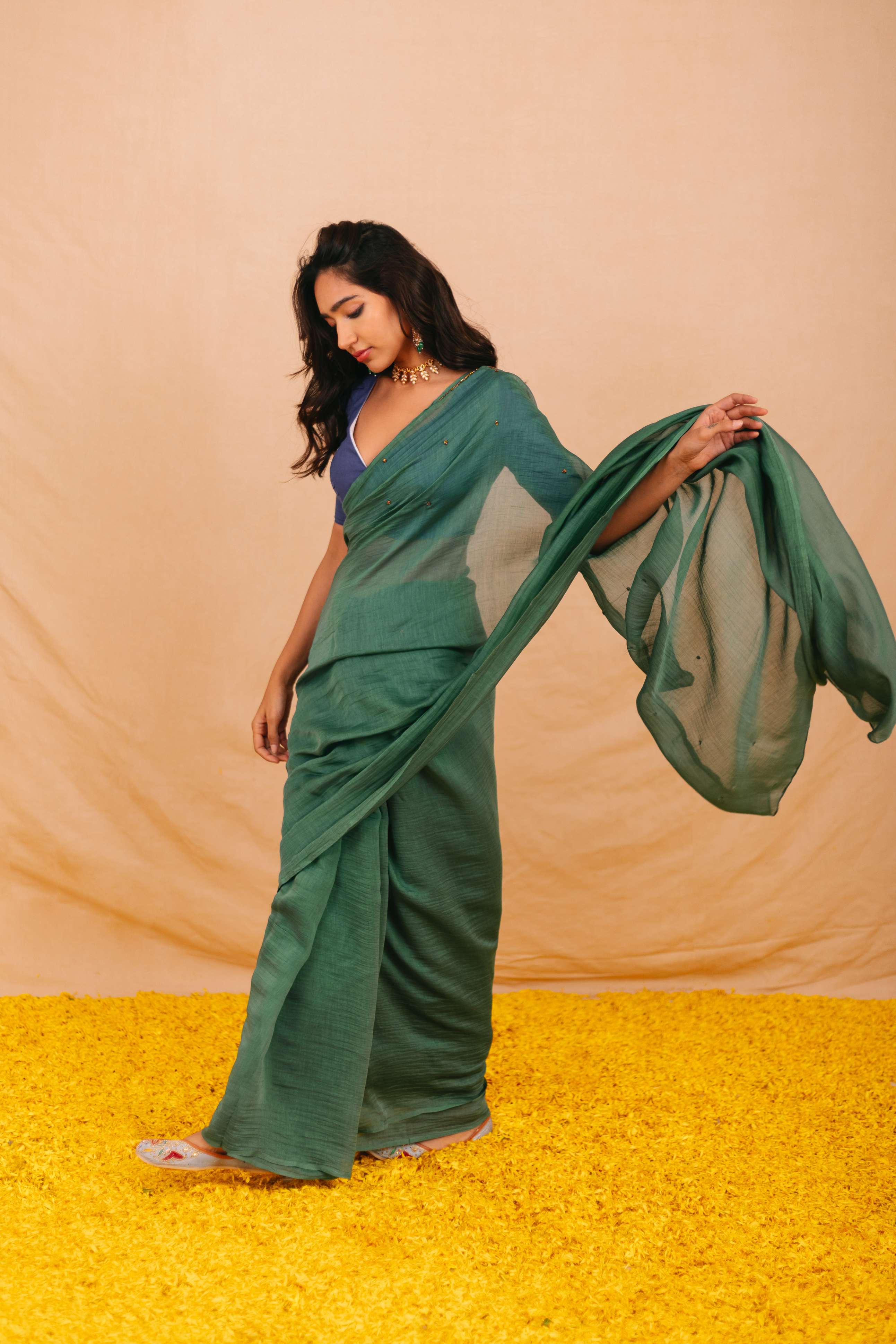 Hema Chanderi Sari