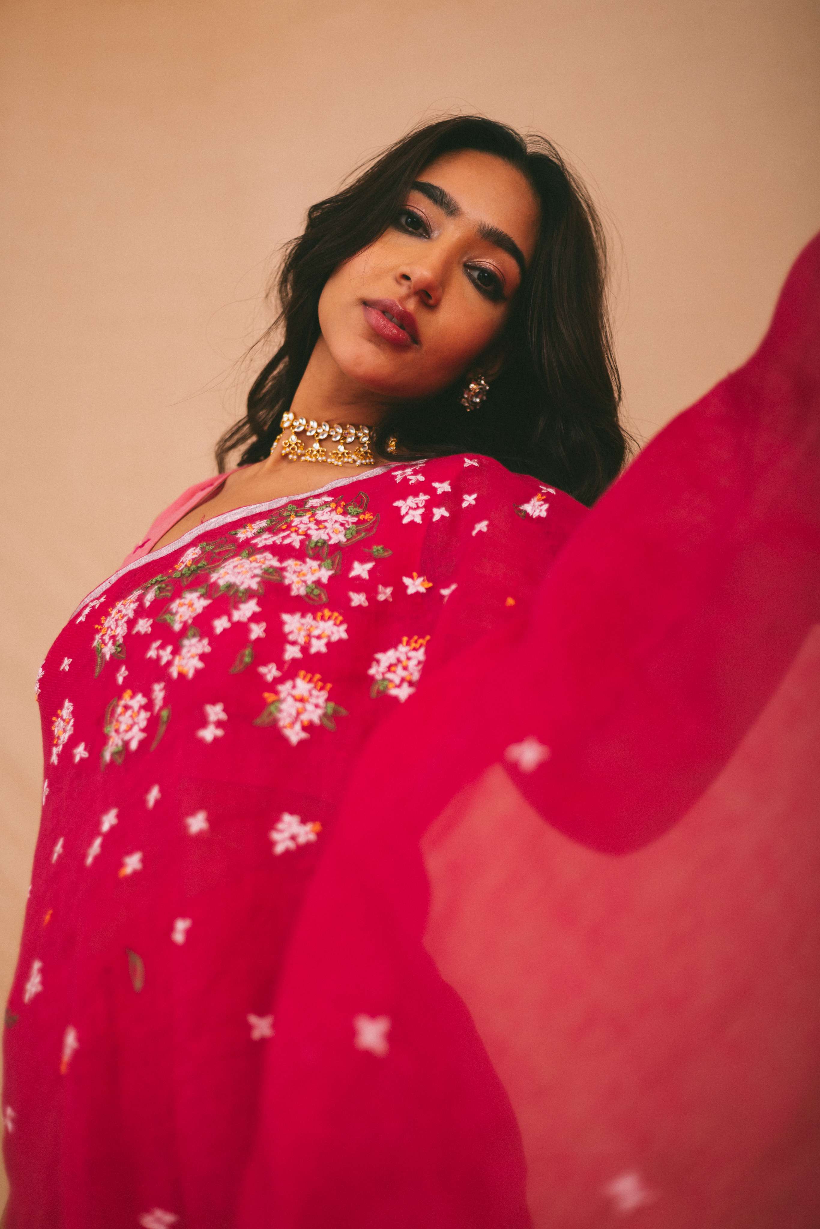 Vasant Linen Sari