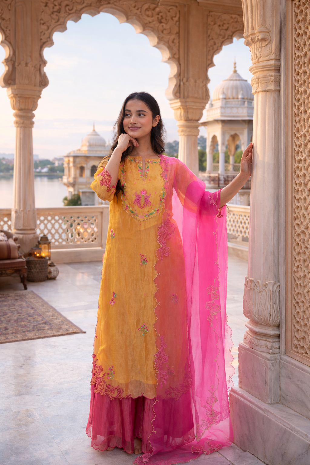Rasiya Silk Tissue Kurta Set