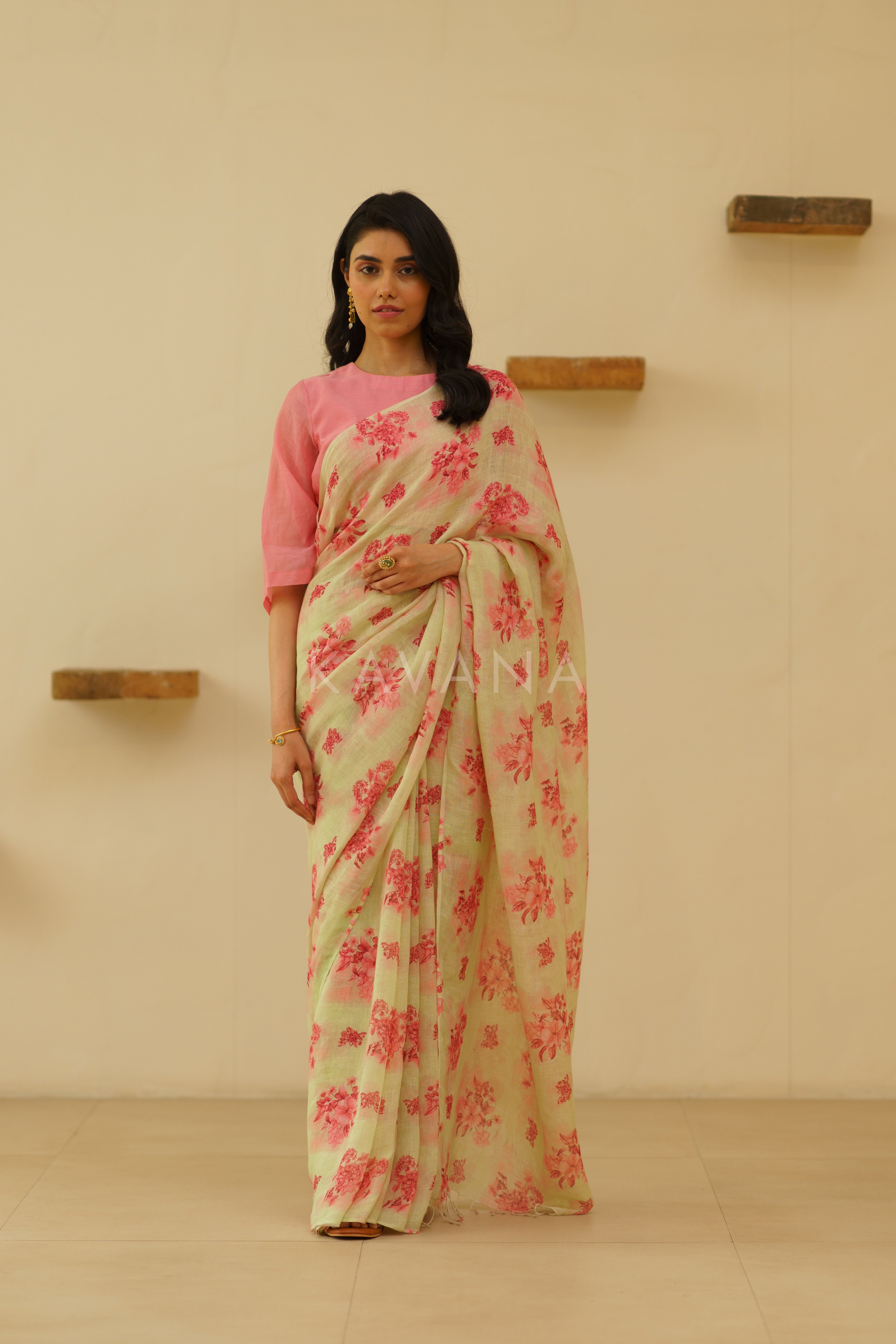 Mridula Linen Sari