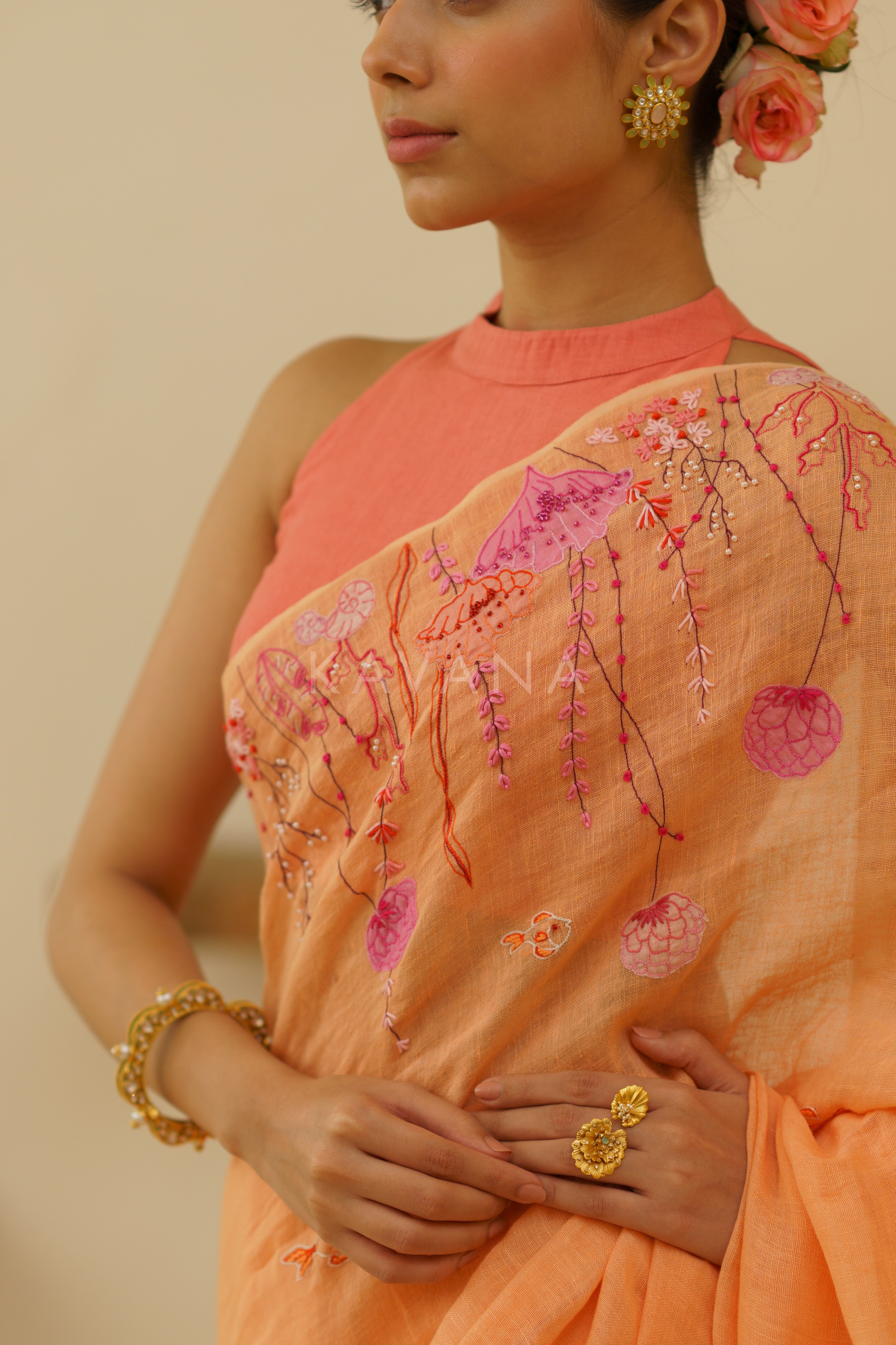 Preet Linen Sari