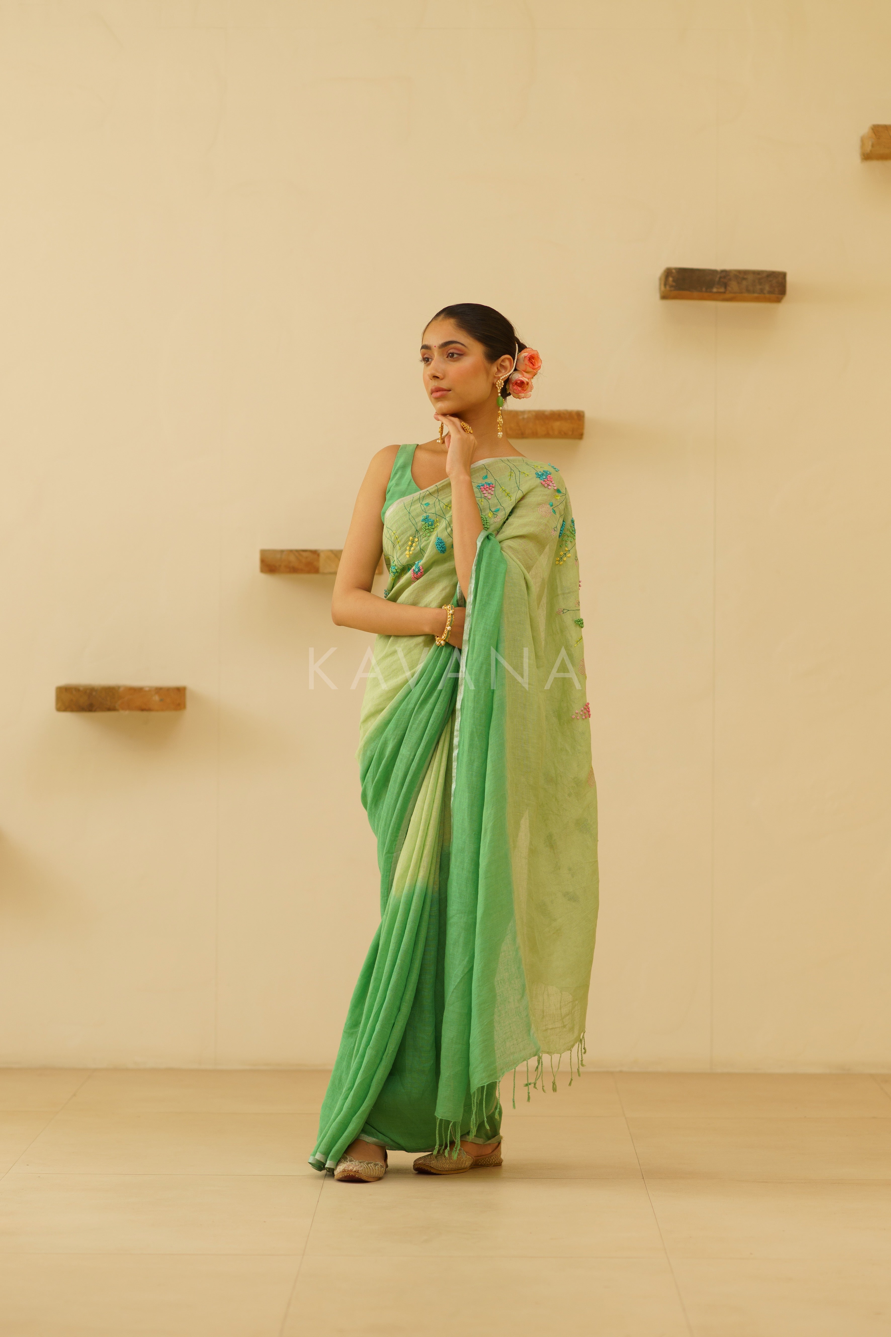 Dharini Linen Sari