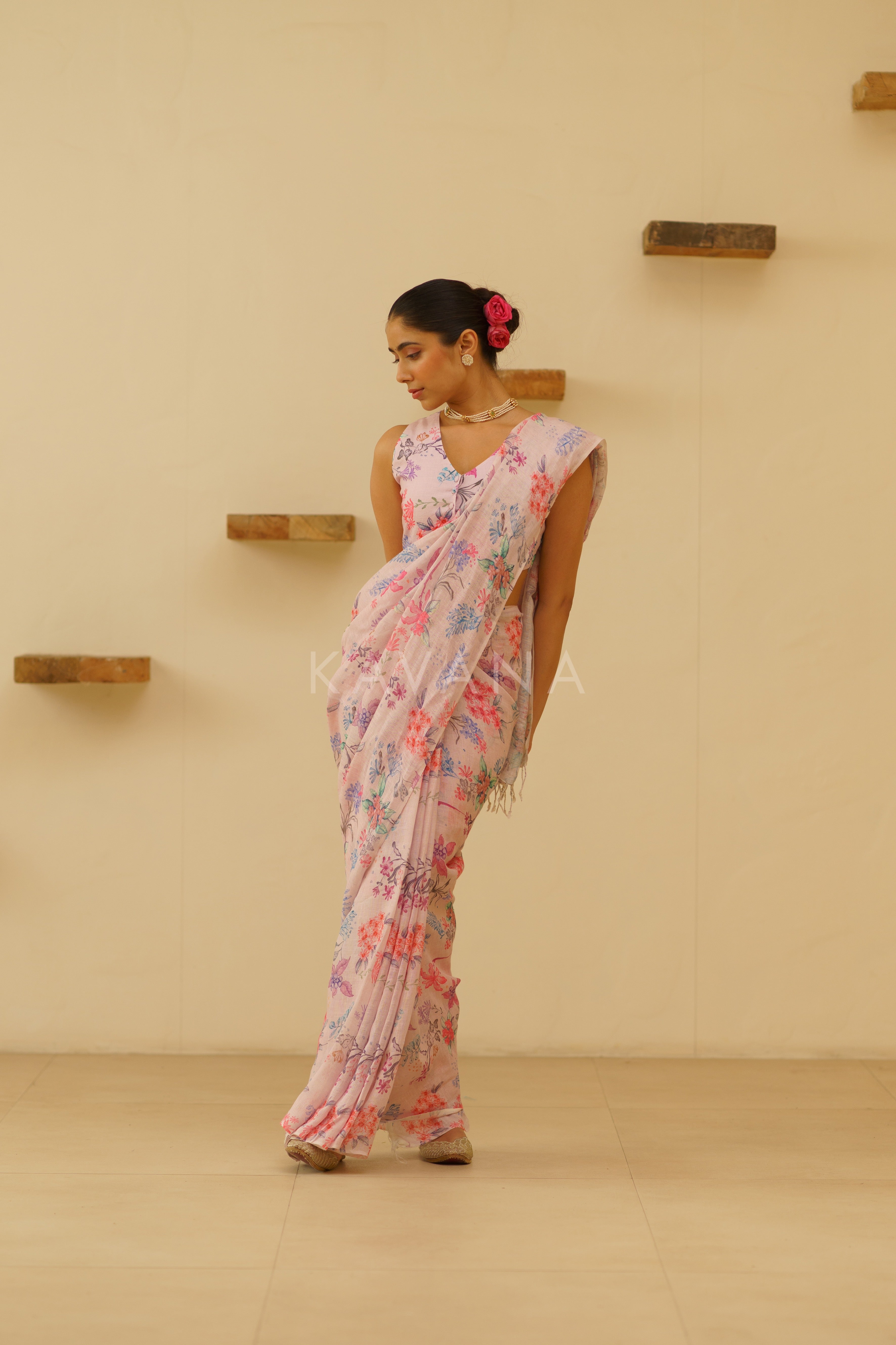 Gauhar Linen Sari