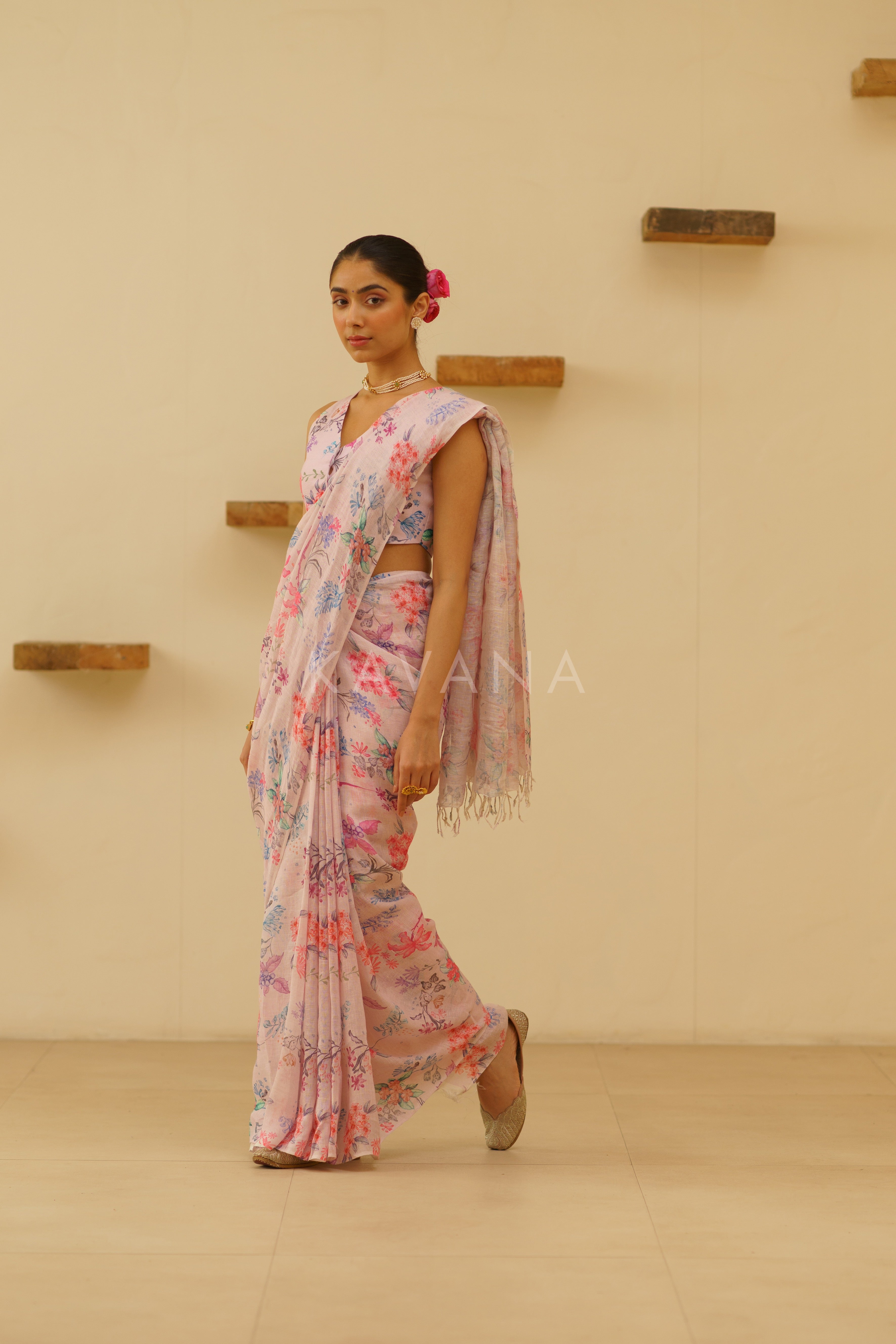 Gauhar Linen Sari