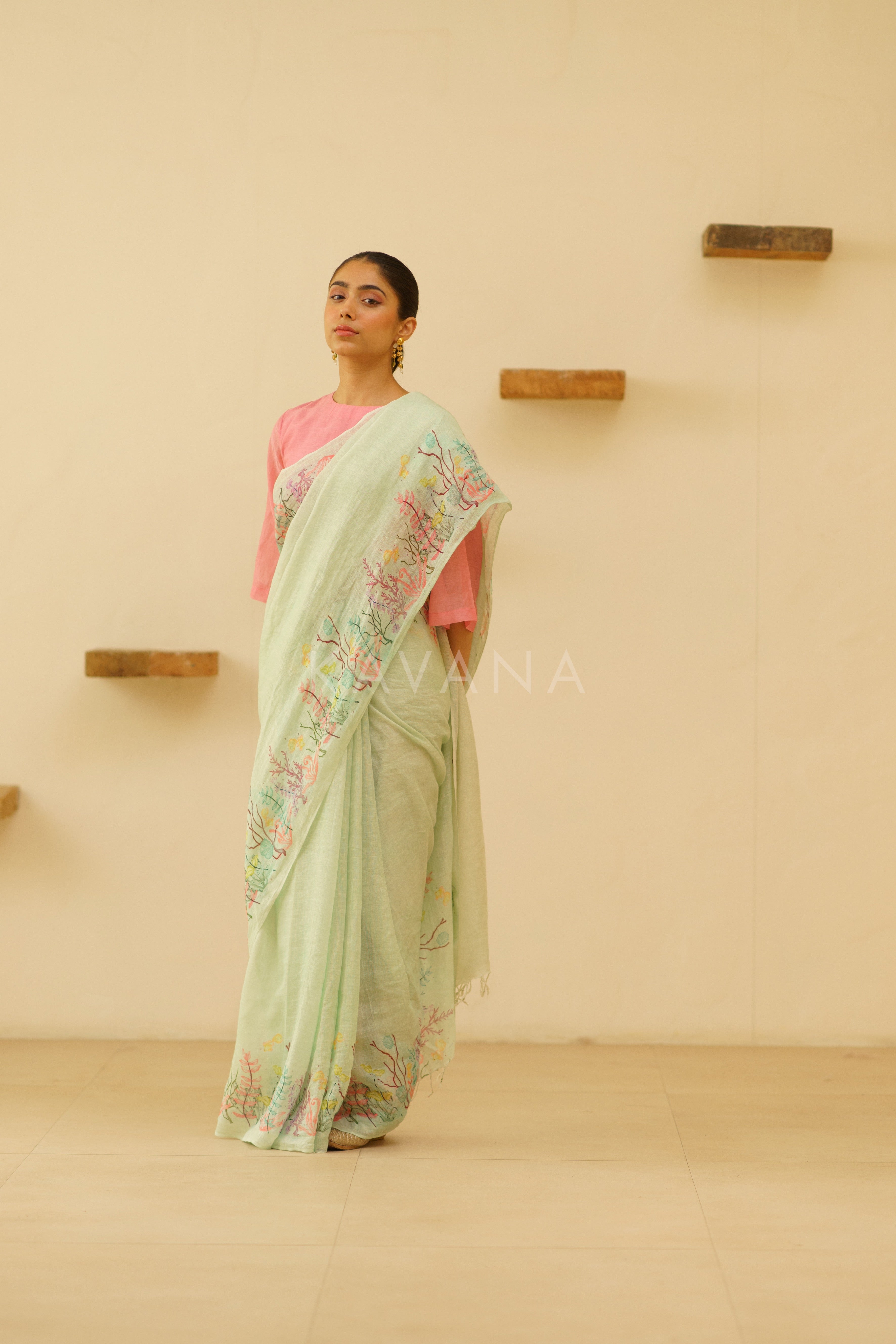 Kaveri Linen Sari