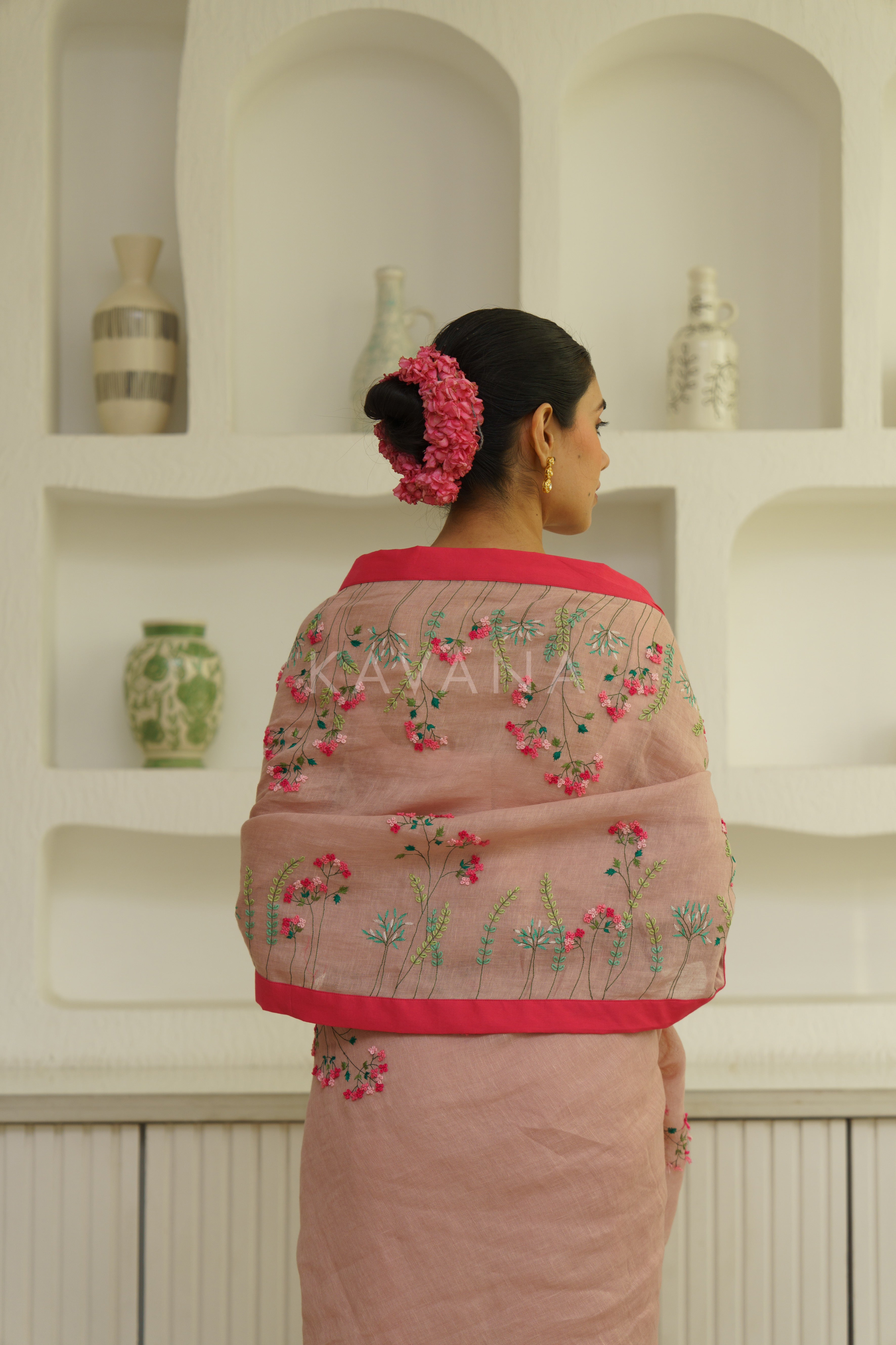 Aruna Linen Sari