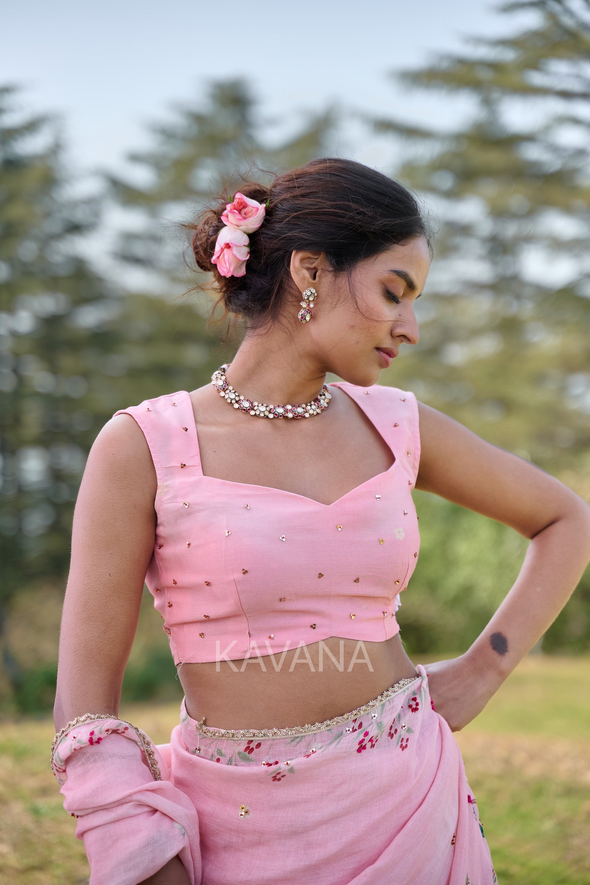 Ulan Chanderi Blouse