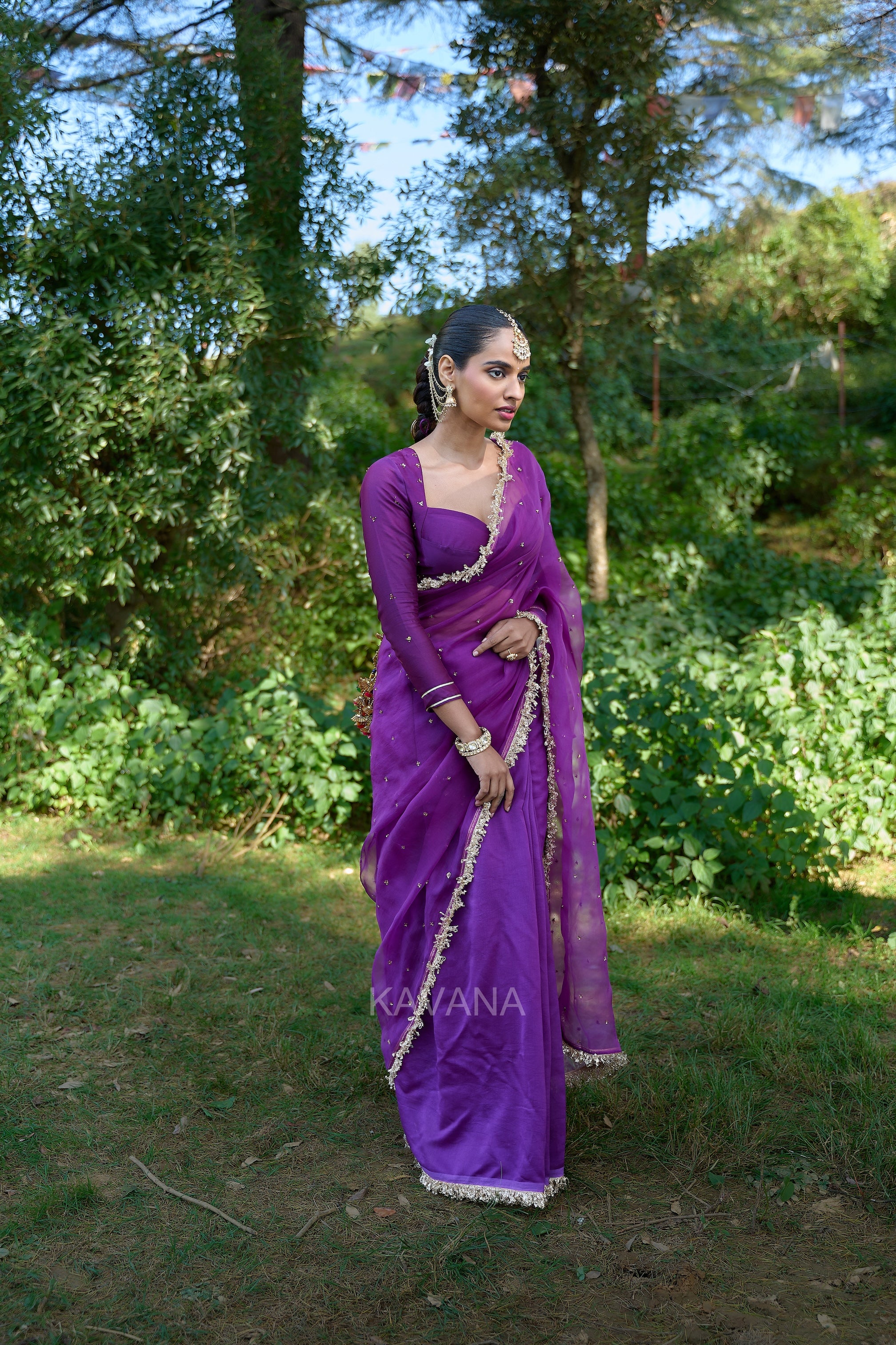 Leela Silk Organza Sari