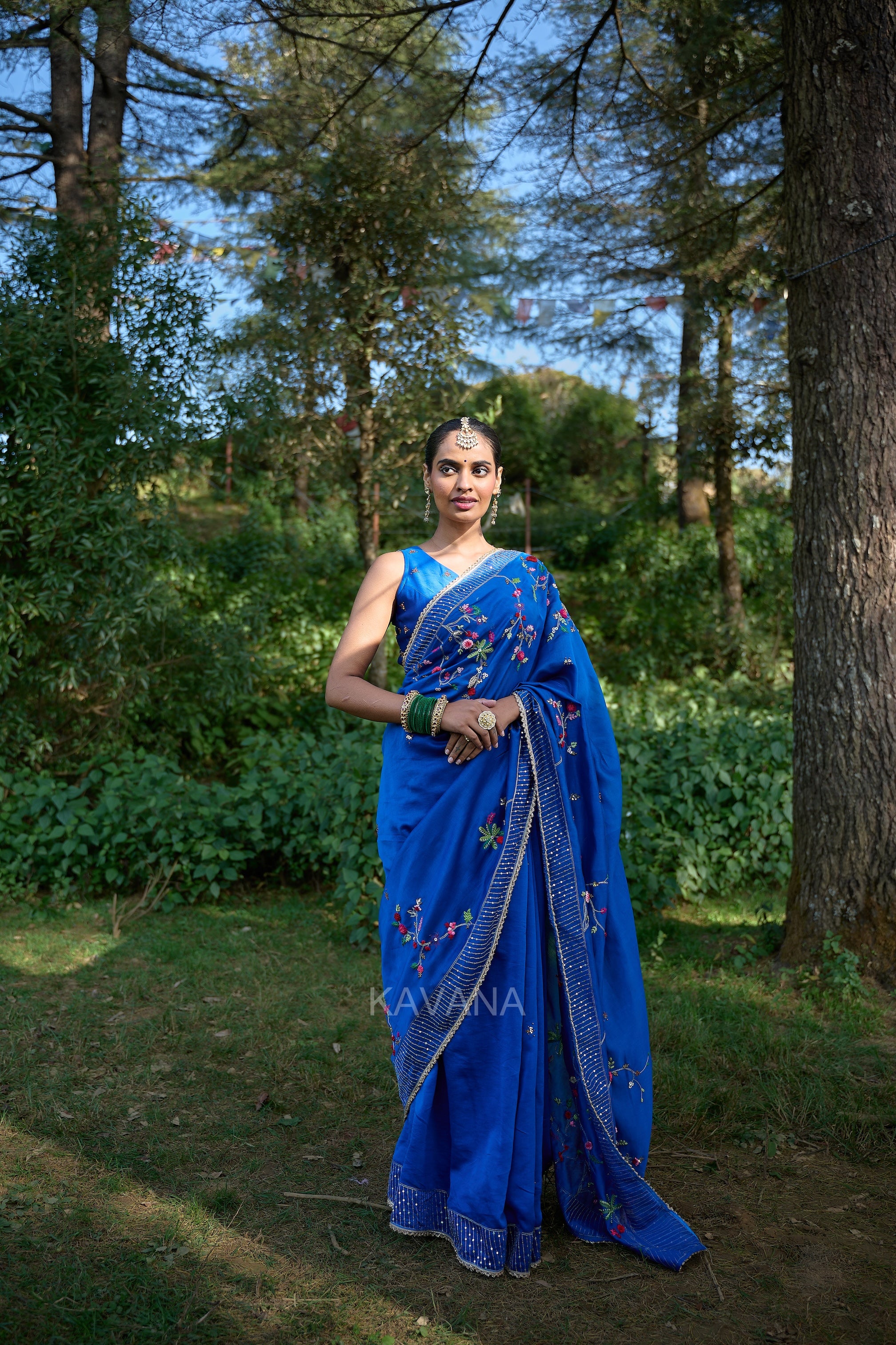Chirmi Chanderi Sari